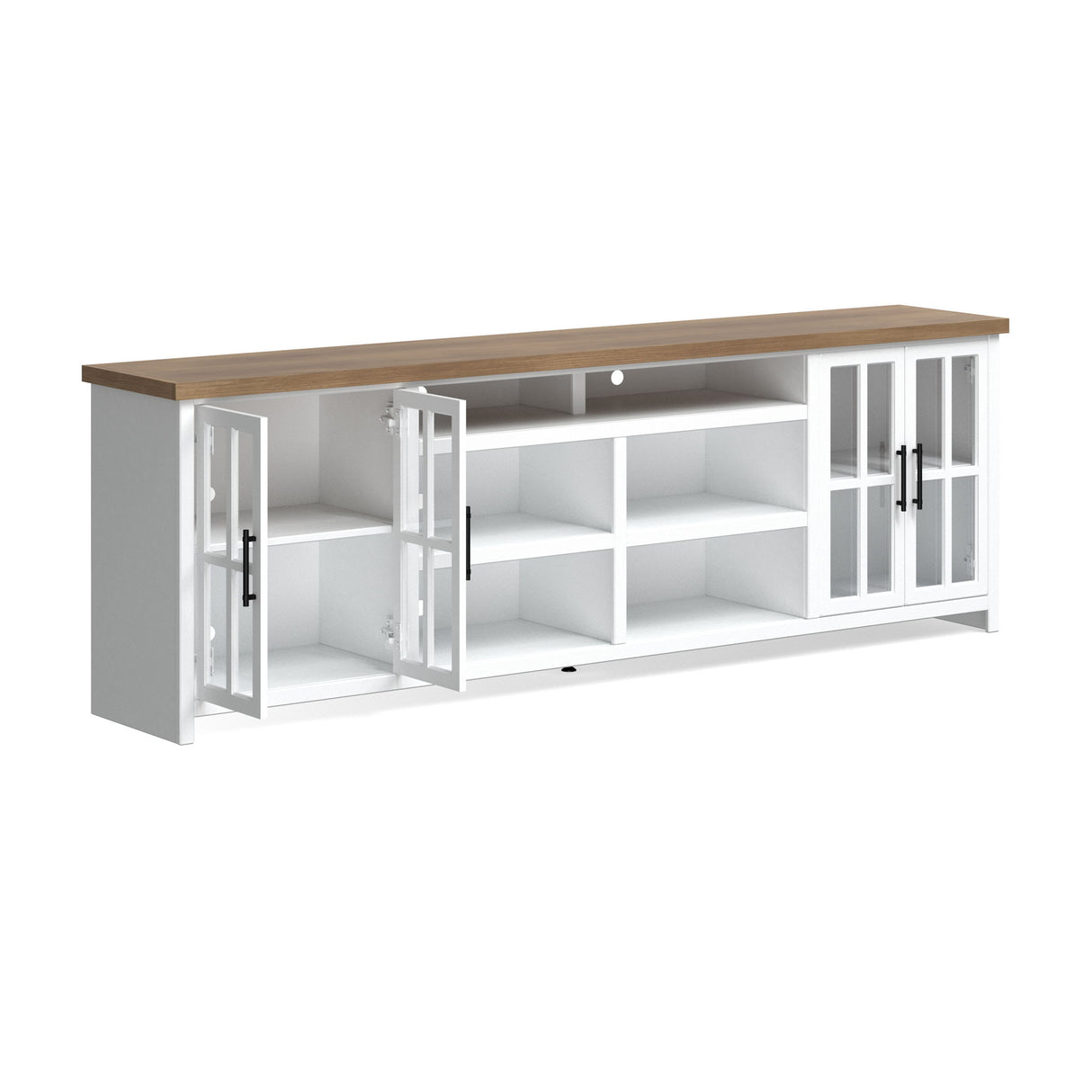 Hampton - TV Stand Console & Cable Management