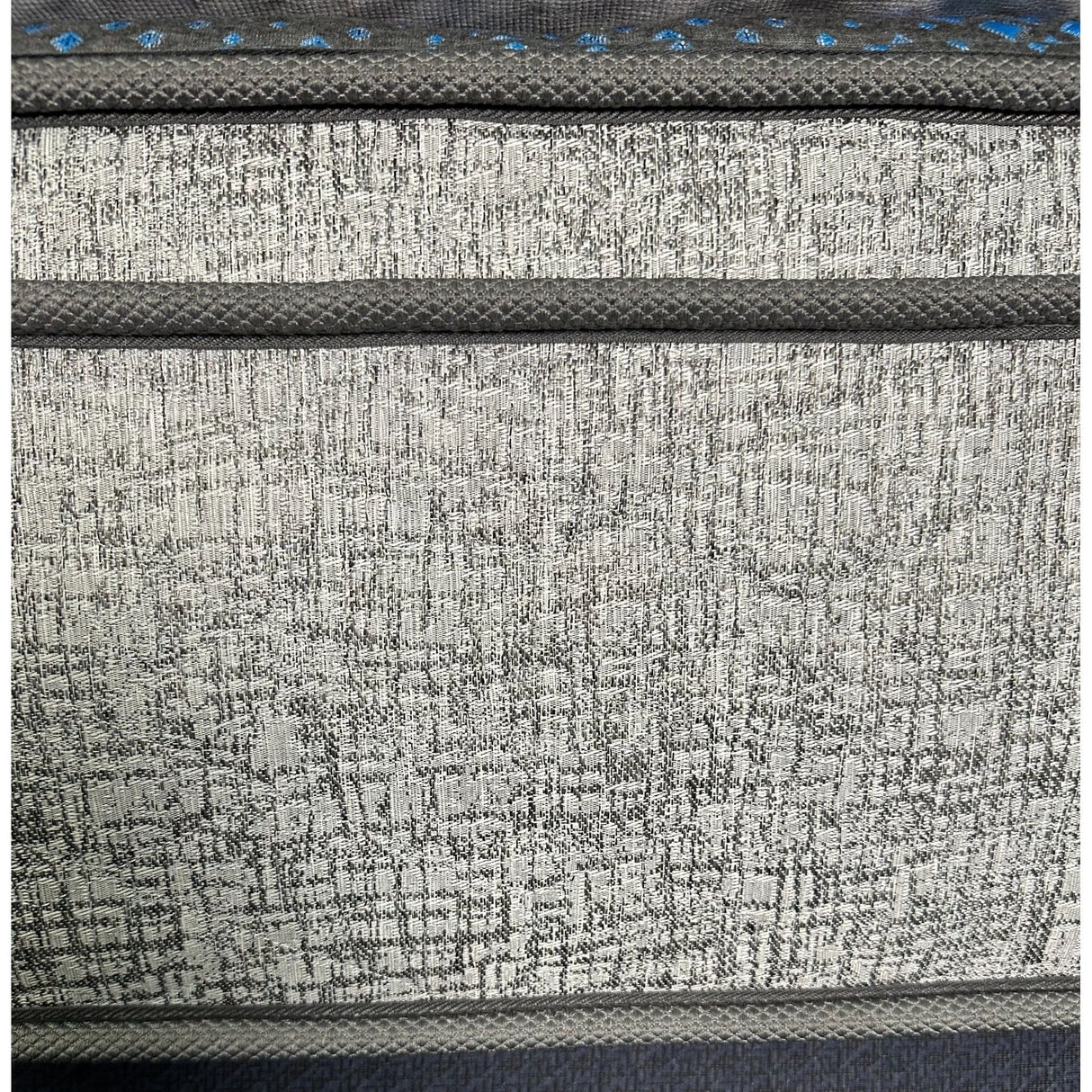 Comfort Care - 12" Hybrid Euro Top Mattress, Plush Comfort With Individual Pocketed Coil - Gray / Blue - Twin