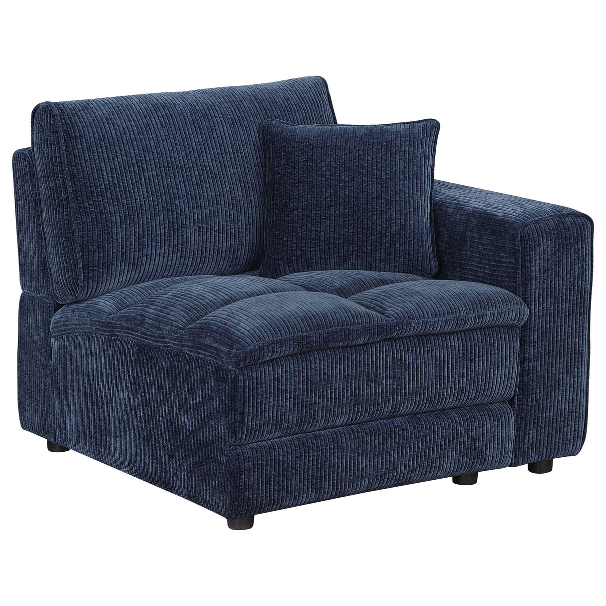Azure - 6 Piece Upholstered Modular Sectional Sofa - Blue