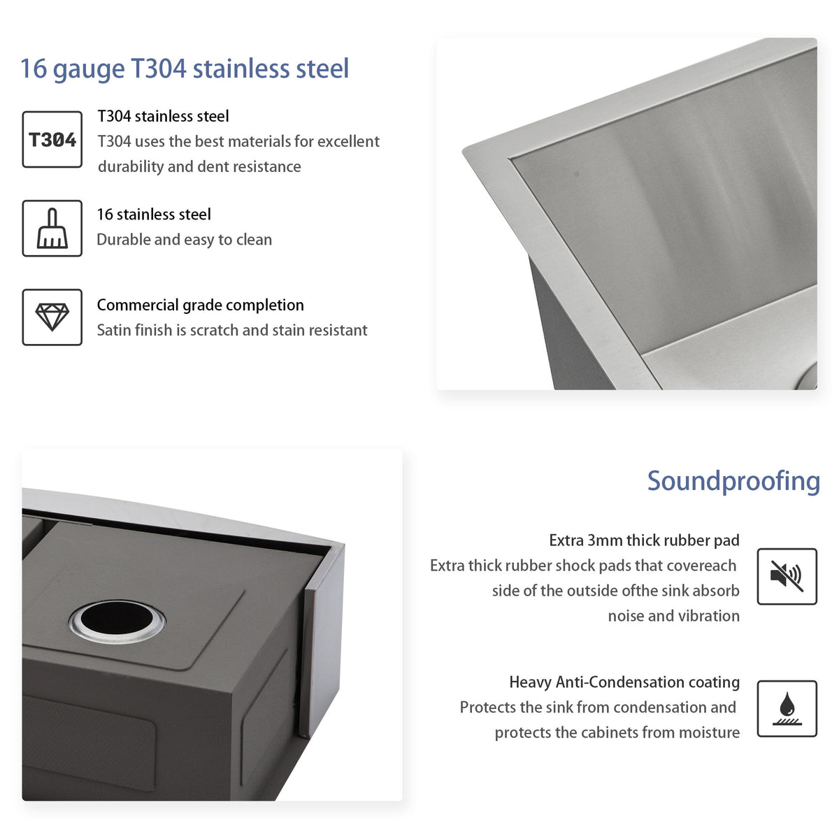 Farmhouse Double Bowl Sink With 50/50 Layout