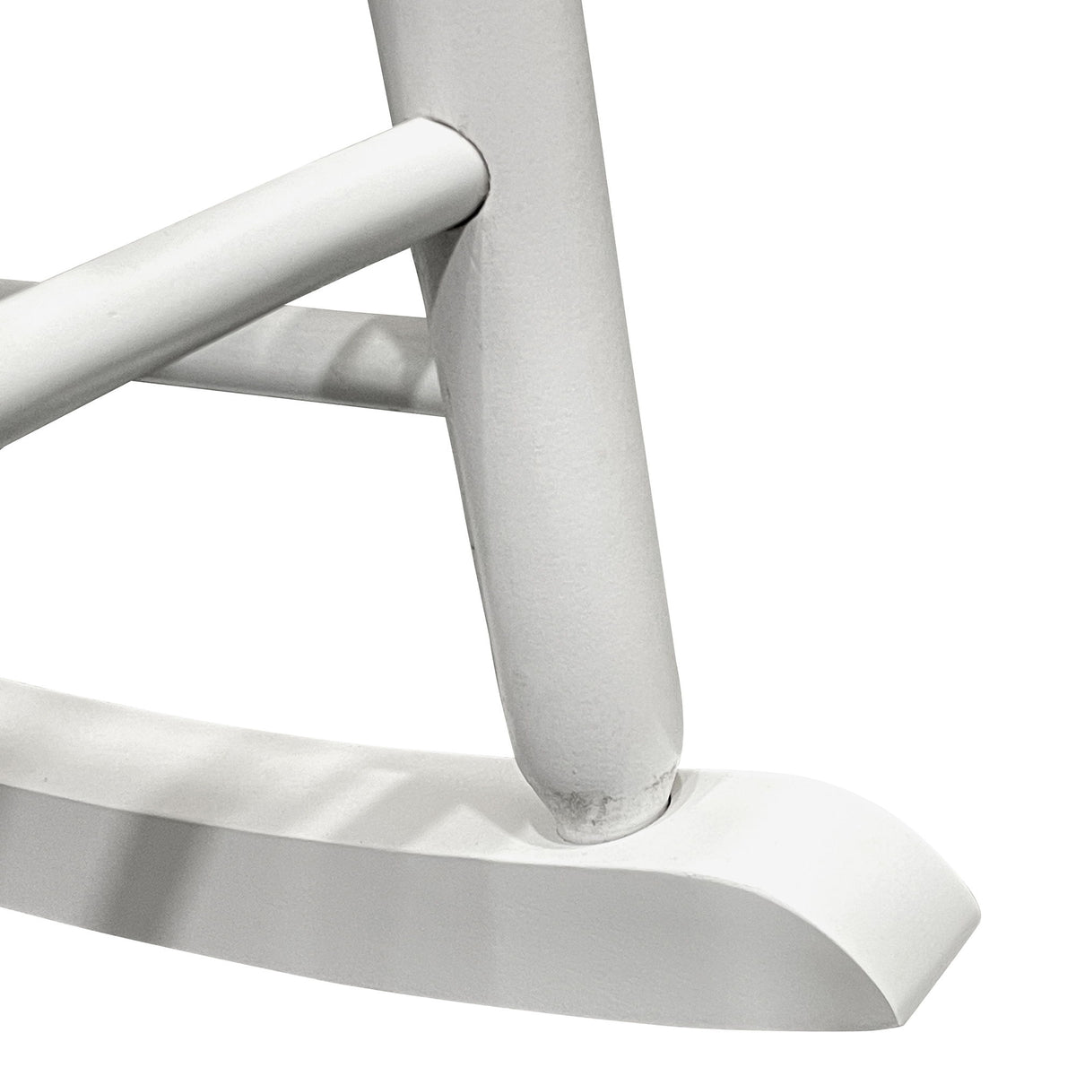 Balcony Porch Adult Rocking Wood Chair - White