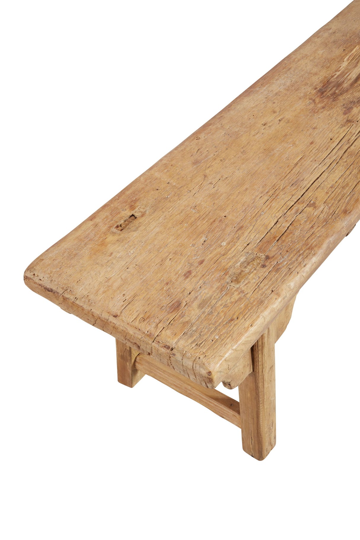 Antique - Simple Bench - Light Brown