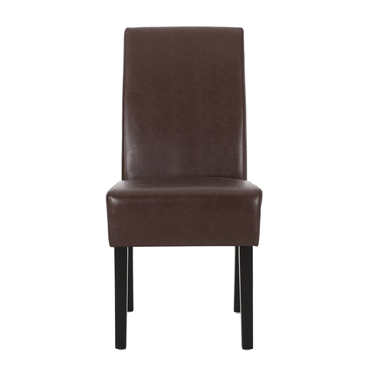 Contemporary Dining Chair With Rubberwood Legs (Set of 2)