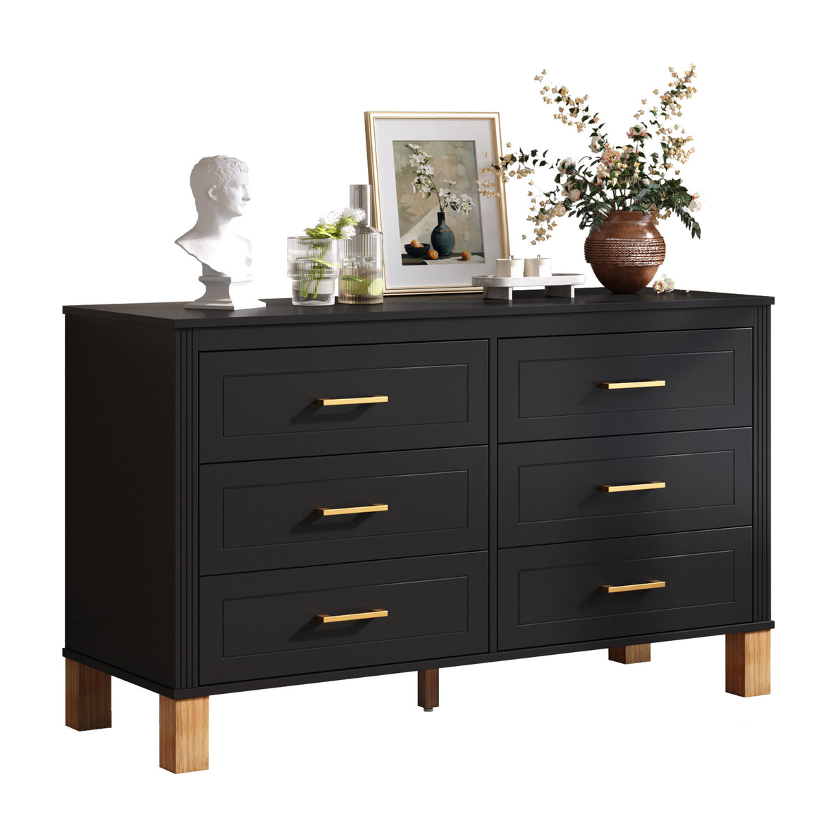 6 Drawer Double Dresser