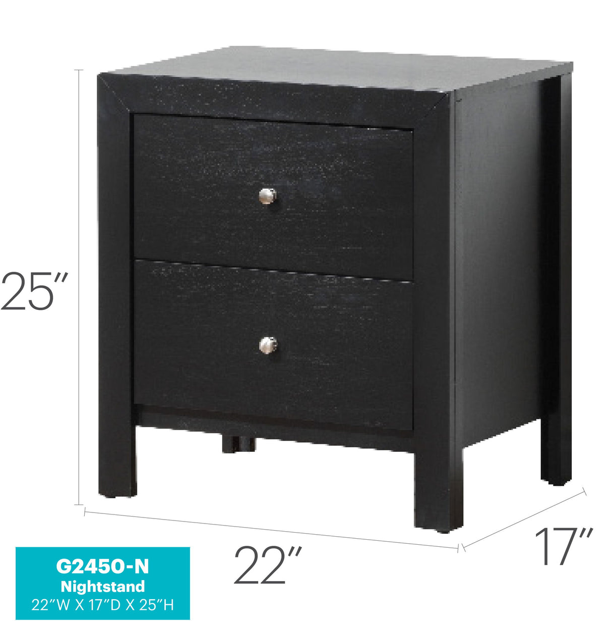 Charming Nightstand With Drawers