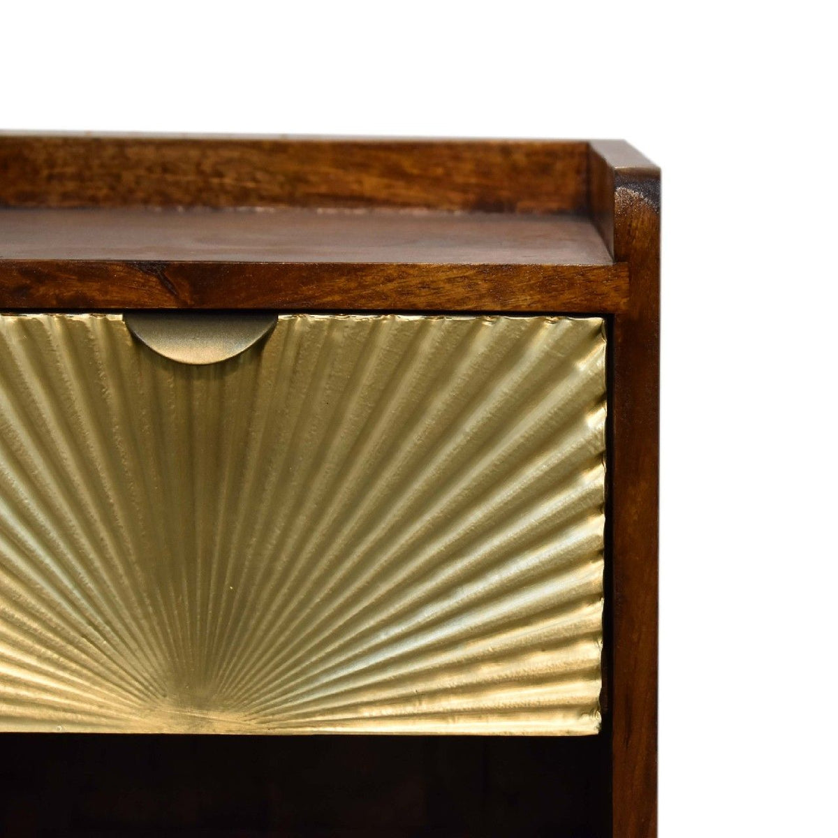 Manila - Mini 1 Drawer Nightstand - Chestnut
