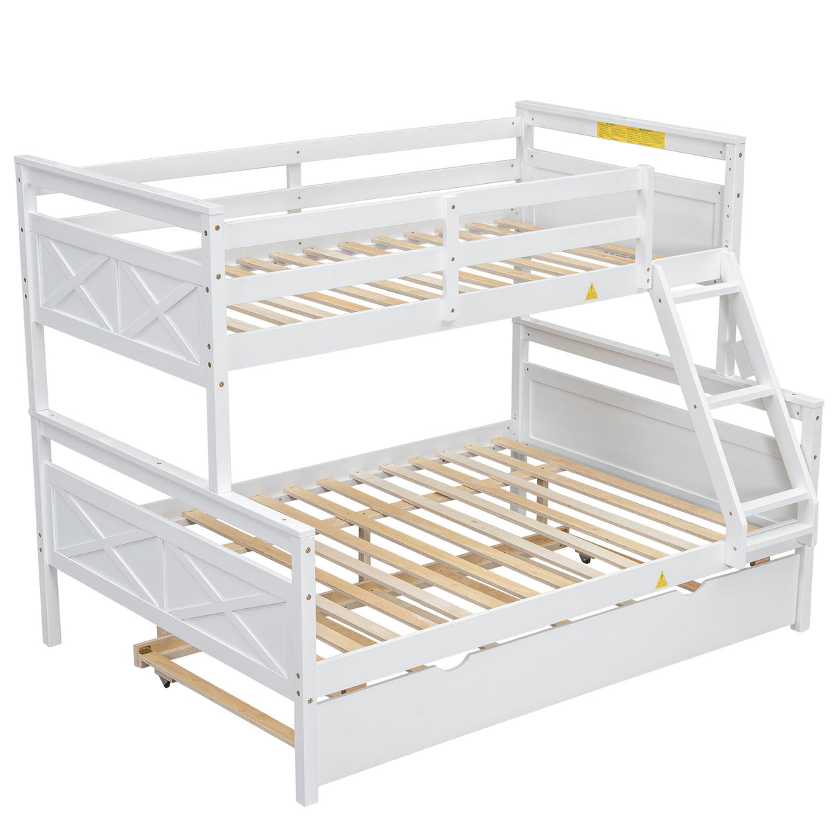 Bunk Bed & Ladder And Safety Guardrail