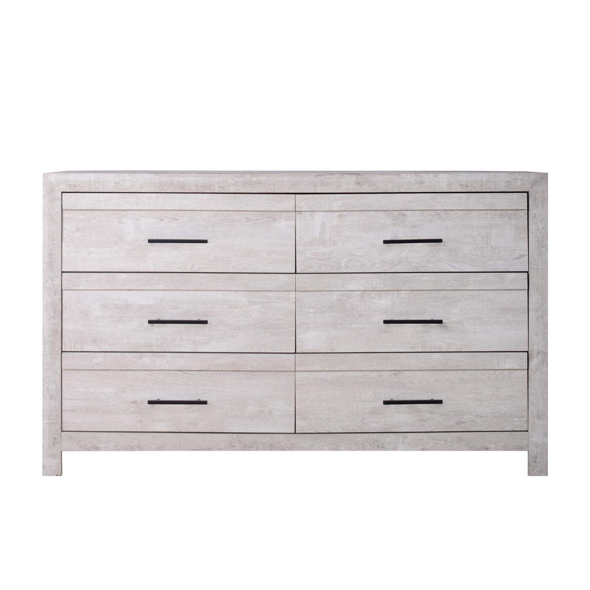 Biscayne Driftwood 6-Drawer Double Dresser