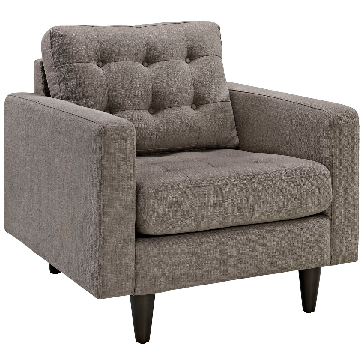 36 Inch Polyester Fabric Armchair