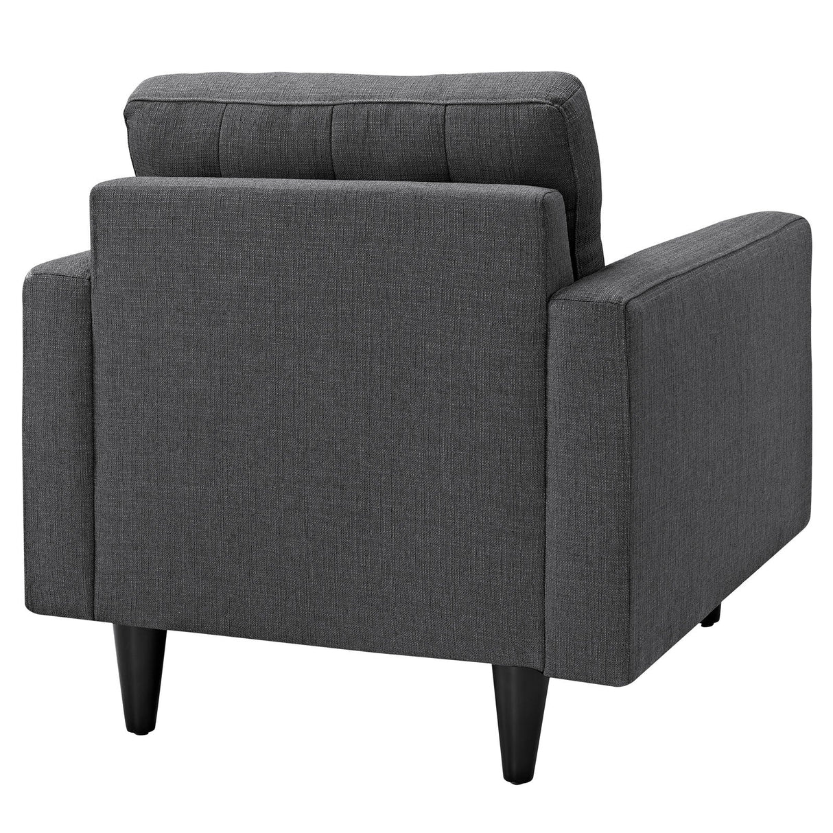 36 Inch Upholstered Fabric Button Tufted Armchair Set of 2