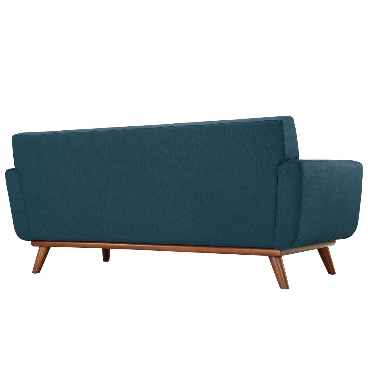 2 Piece 73" Gently Sloping Curved Upholstered Armchair and Loveseat Set