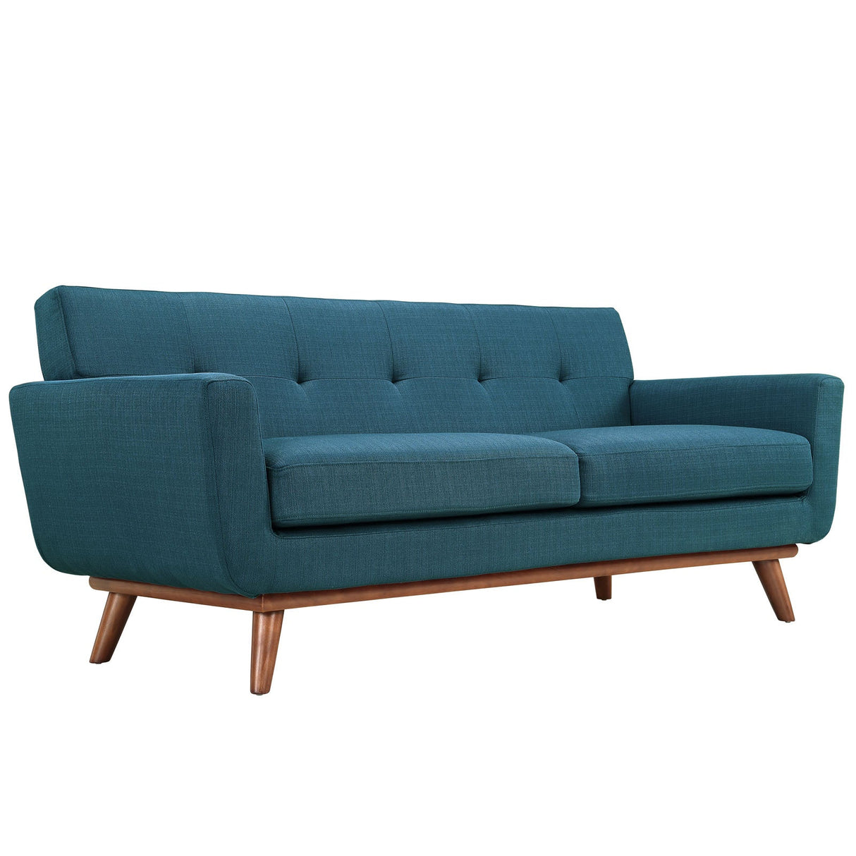 3 Piece 123" Gently Sloping Curved Upholstered Armchairs and Loveseat Set
