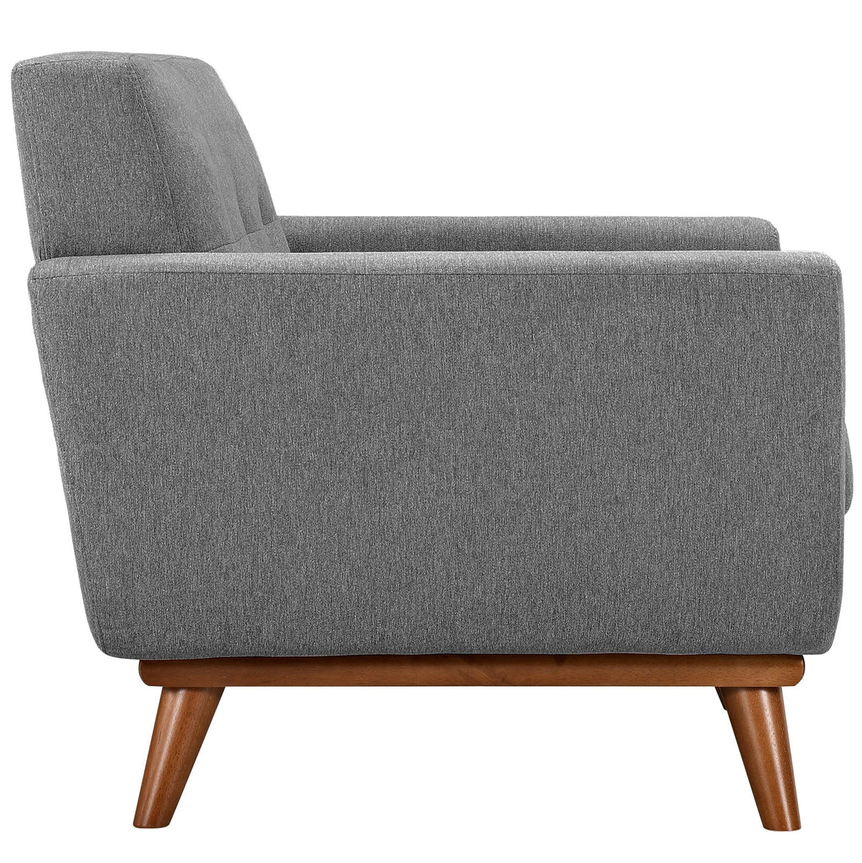 3 Piece 124" Gently Sloping Curved Upholstered Fabric Sofa Loveseat and Armchair Set