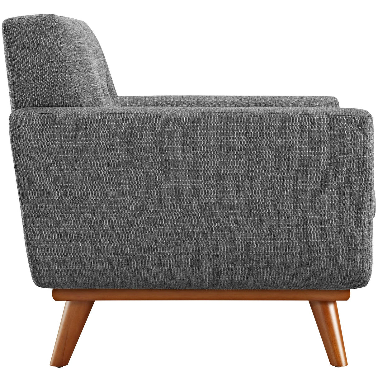 40 Inch Upholstered Fabric Armchair and Ottoman Set