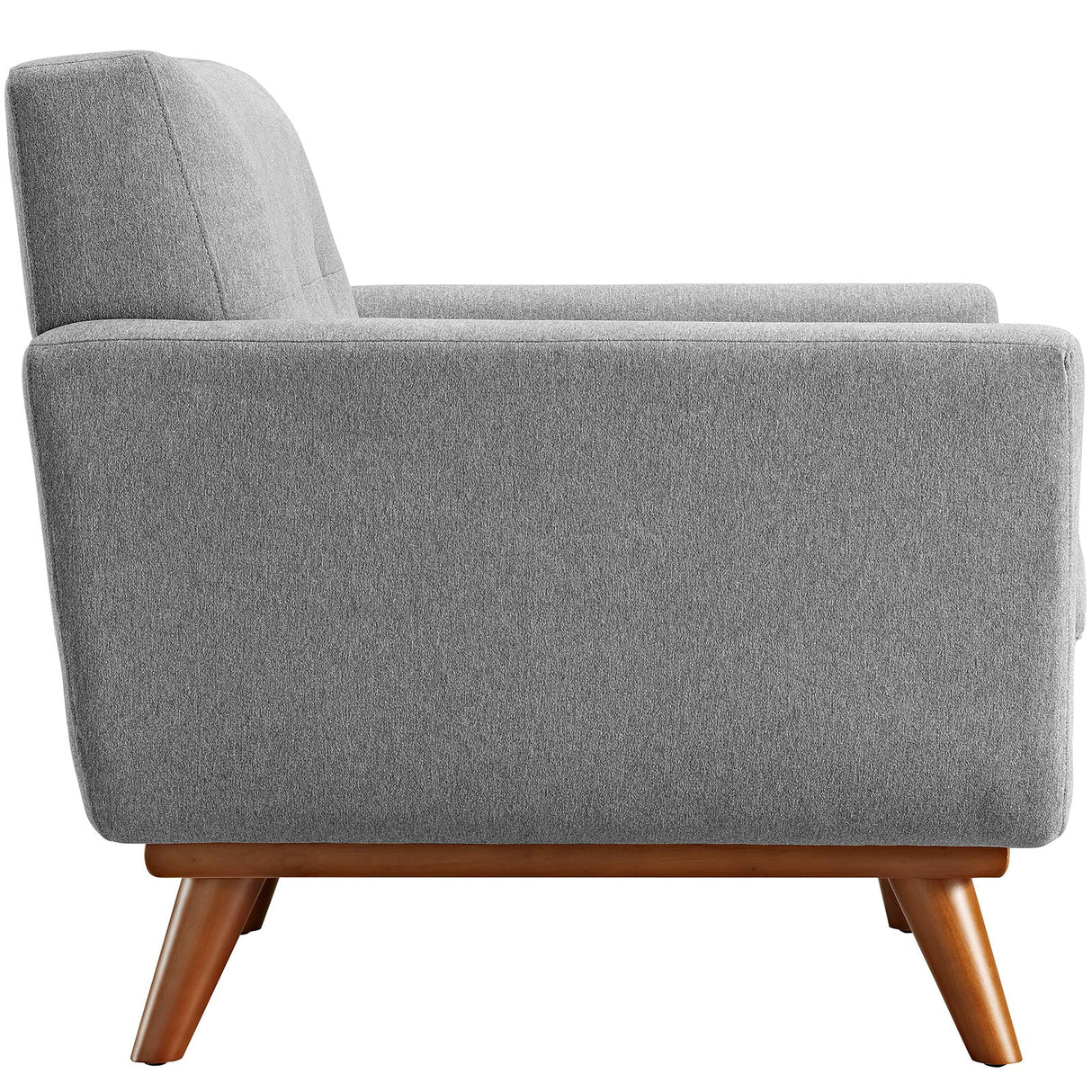 40 Inch Upholstered Fabric Armchair and Ottoman Set