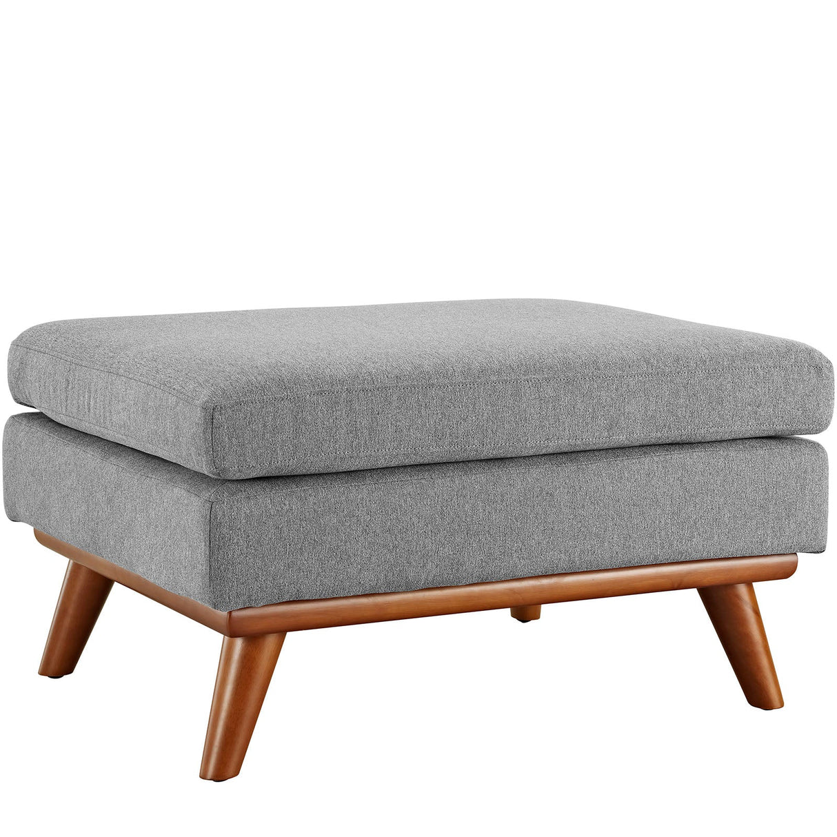 40 Inch Upholstered Fabric Armchair and Ottoman Set