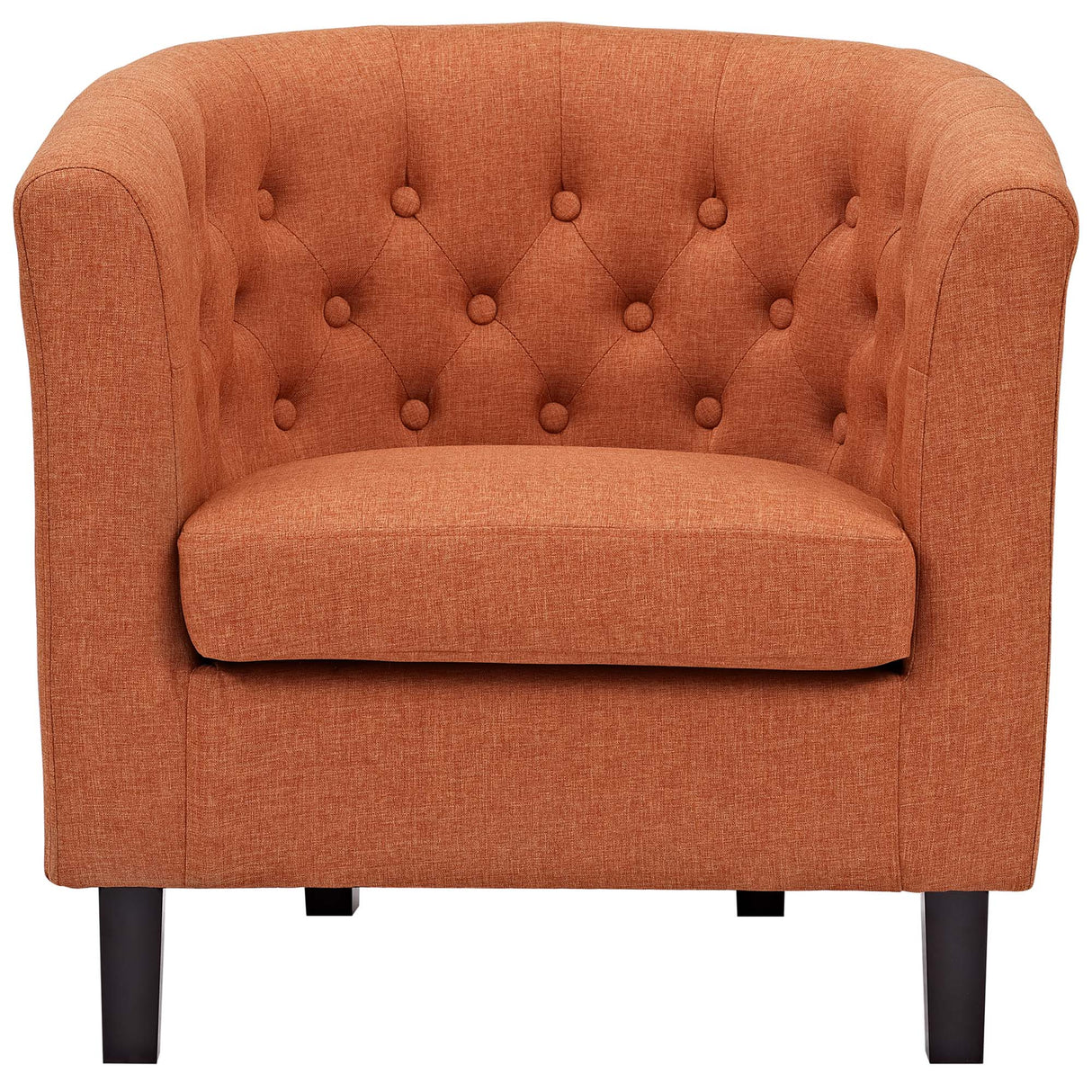 30 Inch Prospect Mid-Century Modern Chesterfield Fabric Accent Armchair