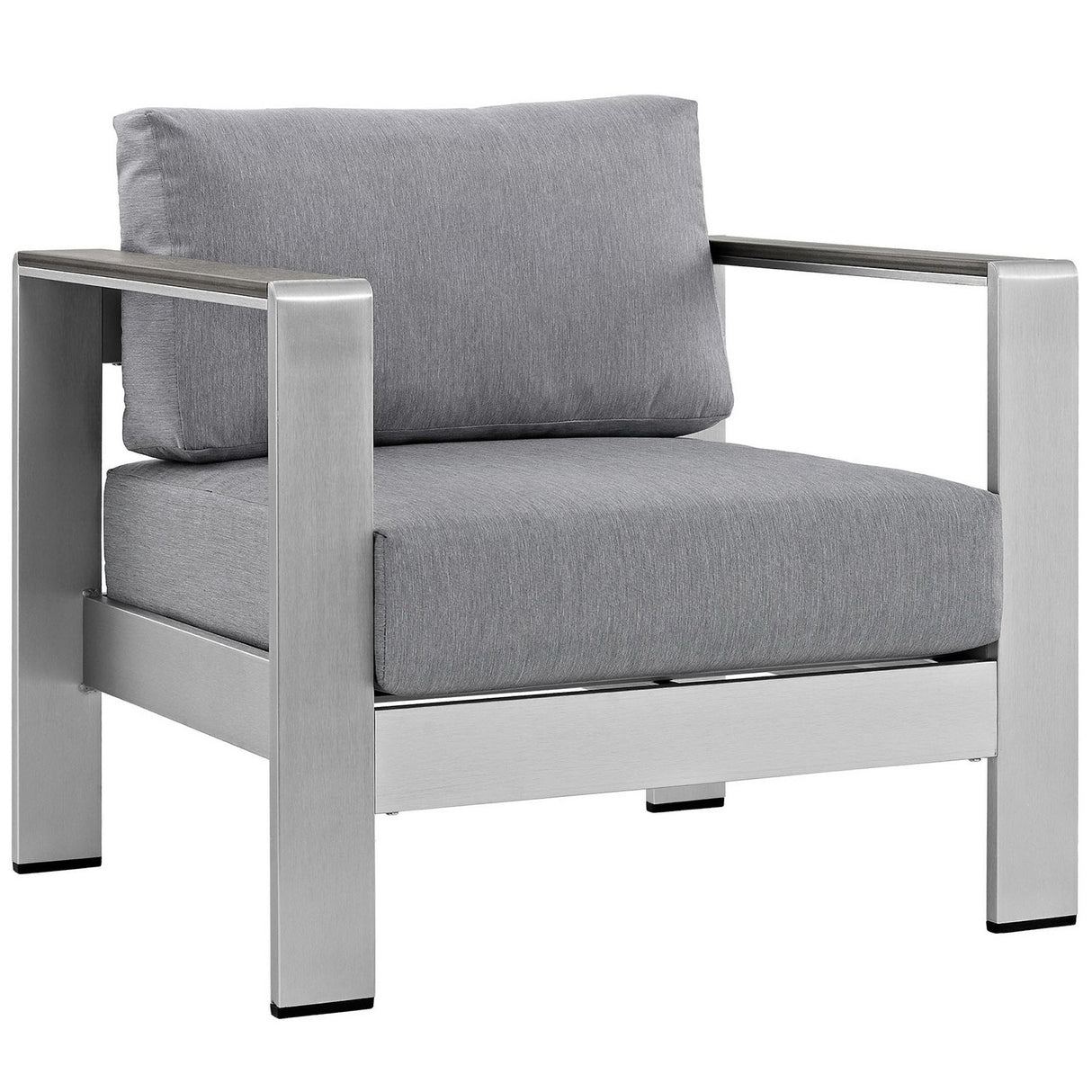 6-Piece Aluminum Outdoor Sectional Sofa Set for Patio, Garden and Poolside Seating