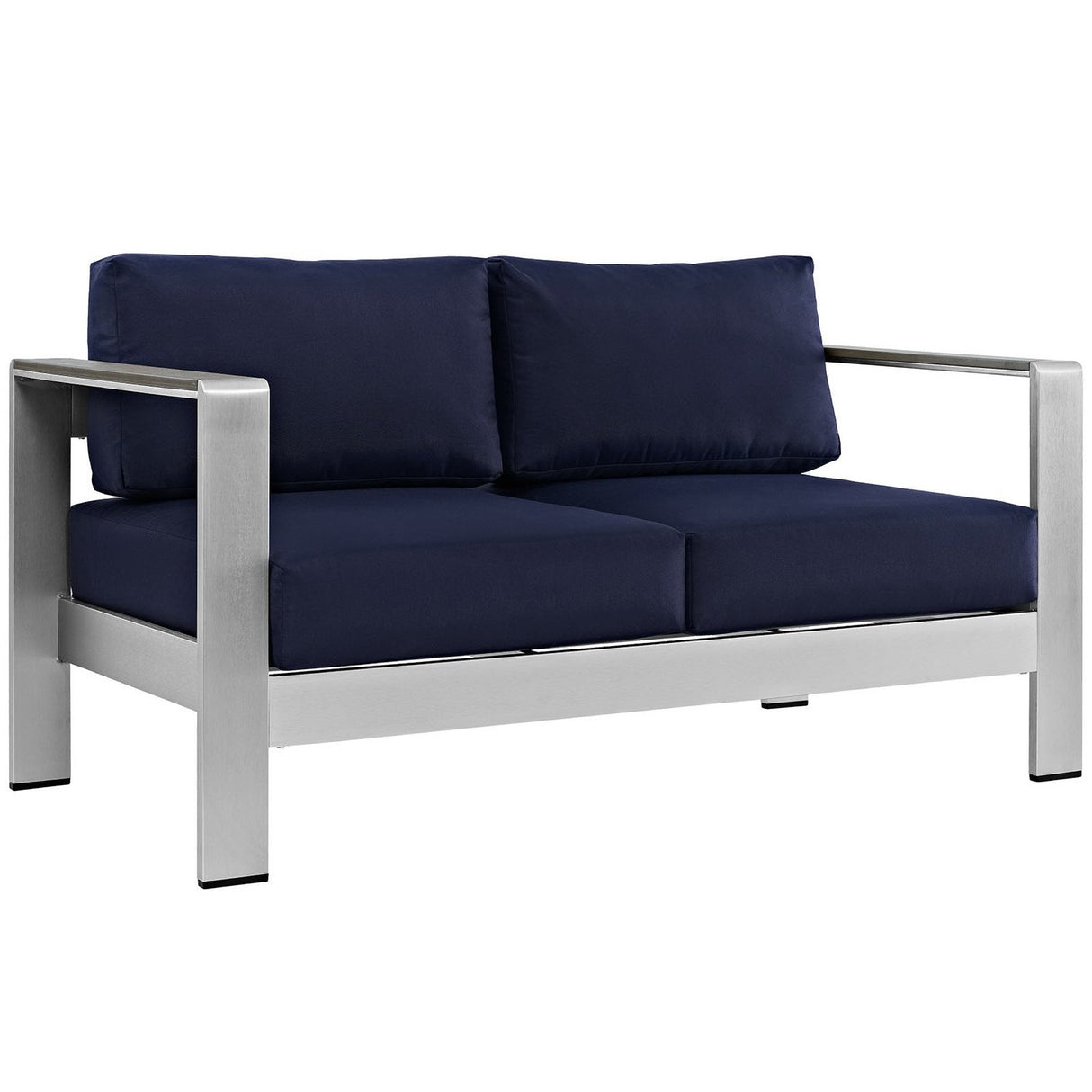6-Piece Aluminum Outdoor Sectional Sofa Set for Patio, Garden and Poolside Seating