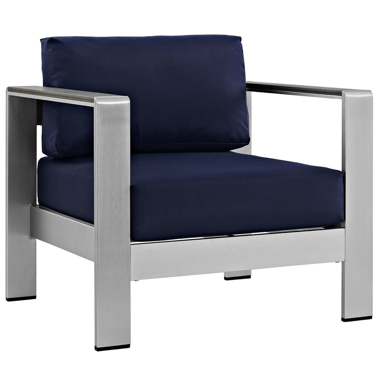 6-Piece Aluminum Outdoor Sectional Sofa Set for Patio, Garden and Poolside Seating