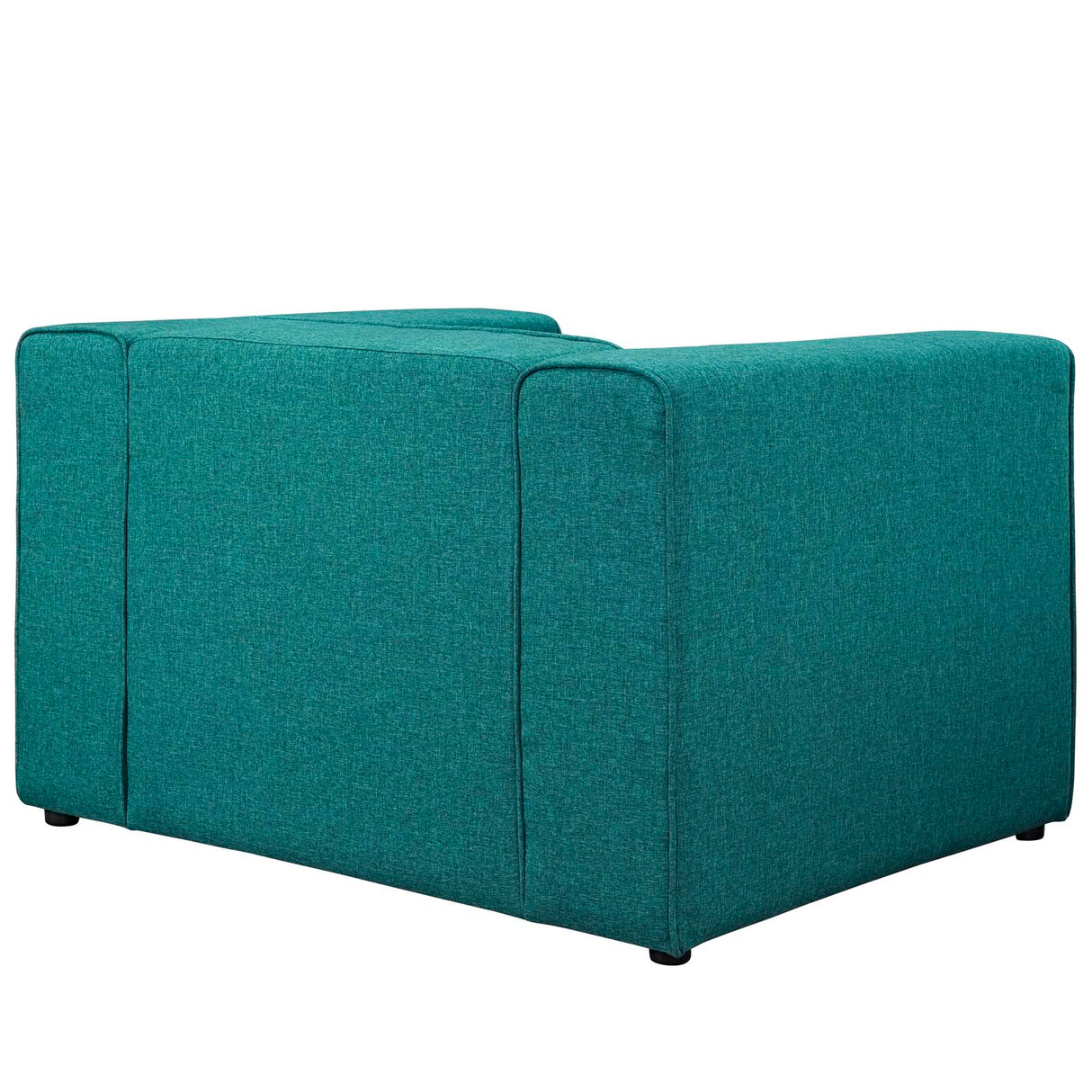 46 Inch Modular Upholstered Fabric Armchair