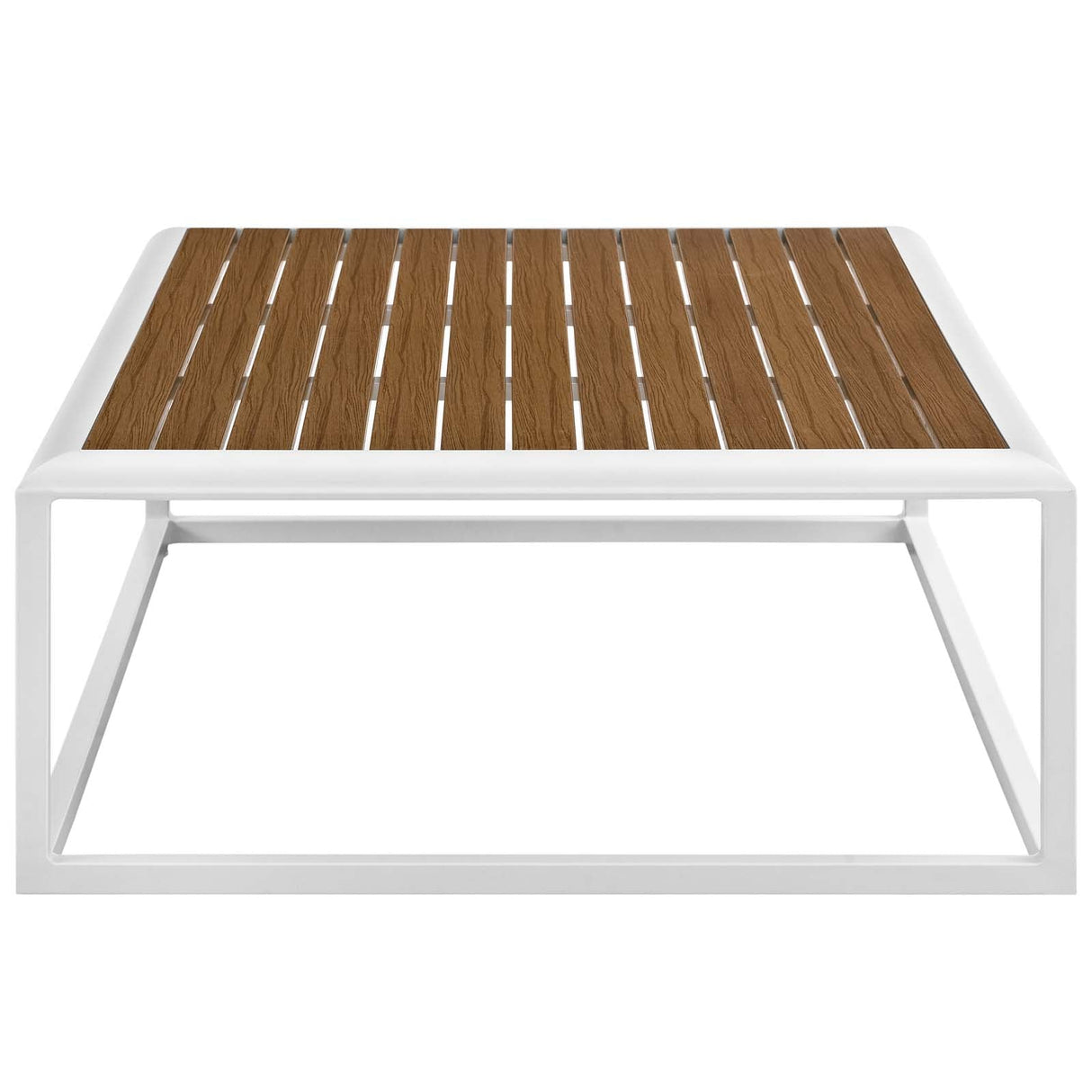 Outdoor Patio Aluminum Coffee Table for Garden, Deck and Backyard Seating Areas