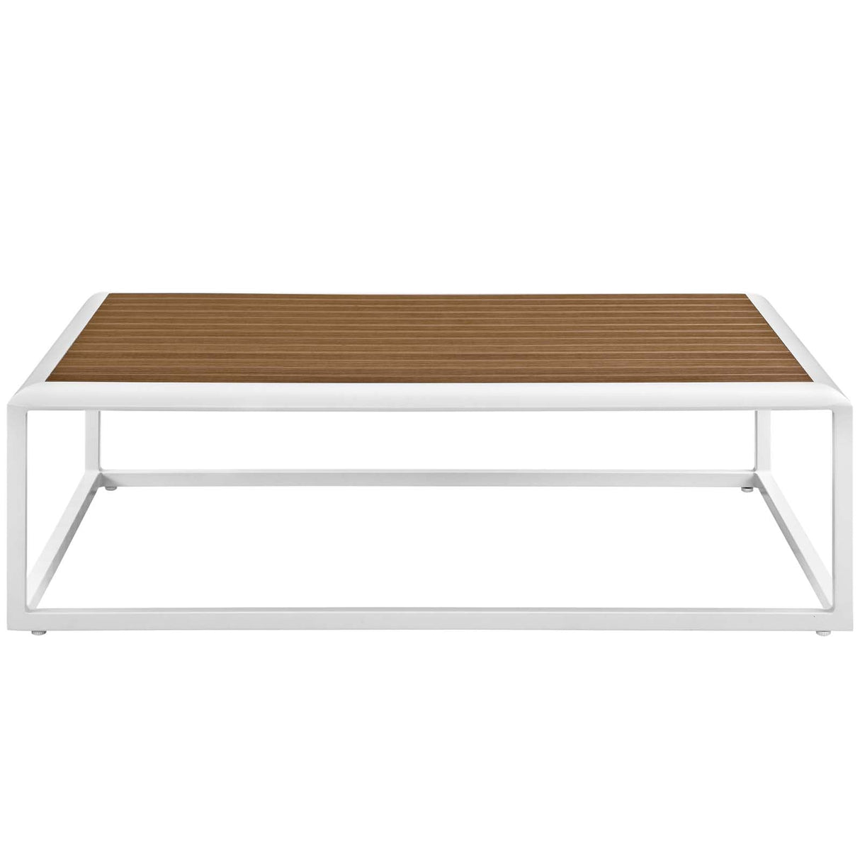 Outdoor Patio Aluminum Coffee Table for Garden, Deck and Backyard Seating Areas