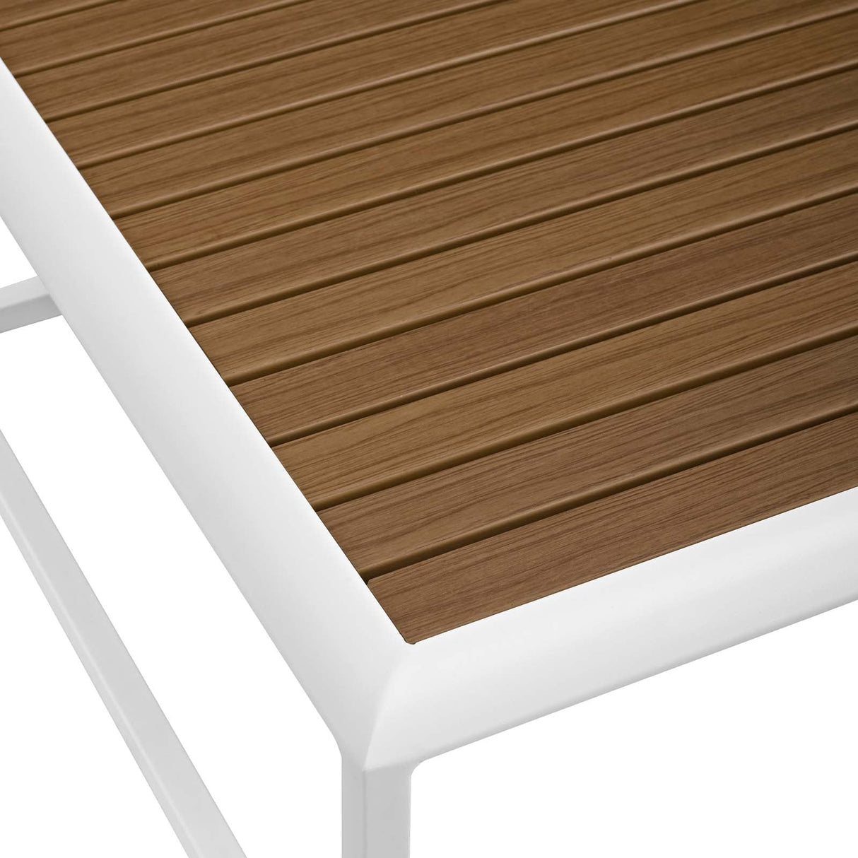 Outdoor Patio Aluminum Coffee Table for Garden, Deck and Backyard Seating Areas