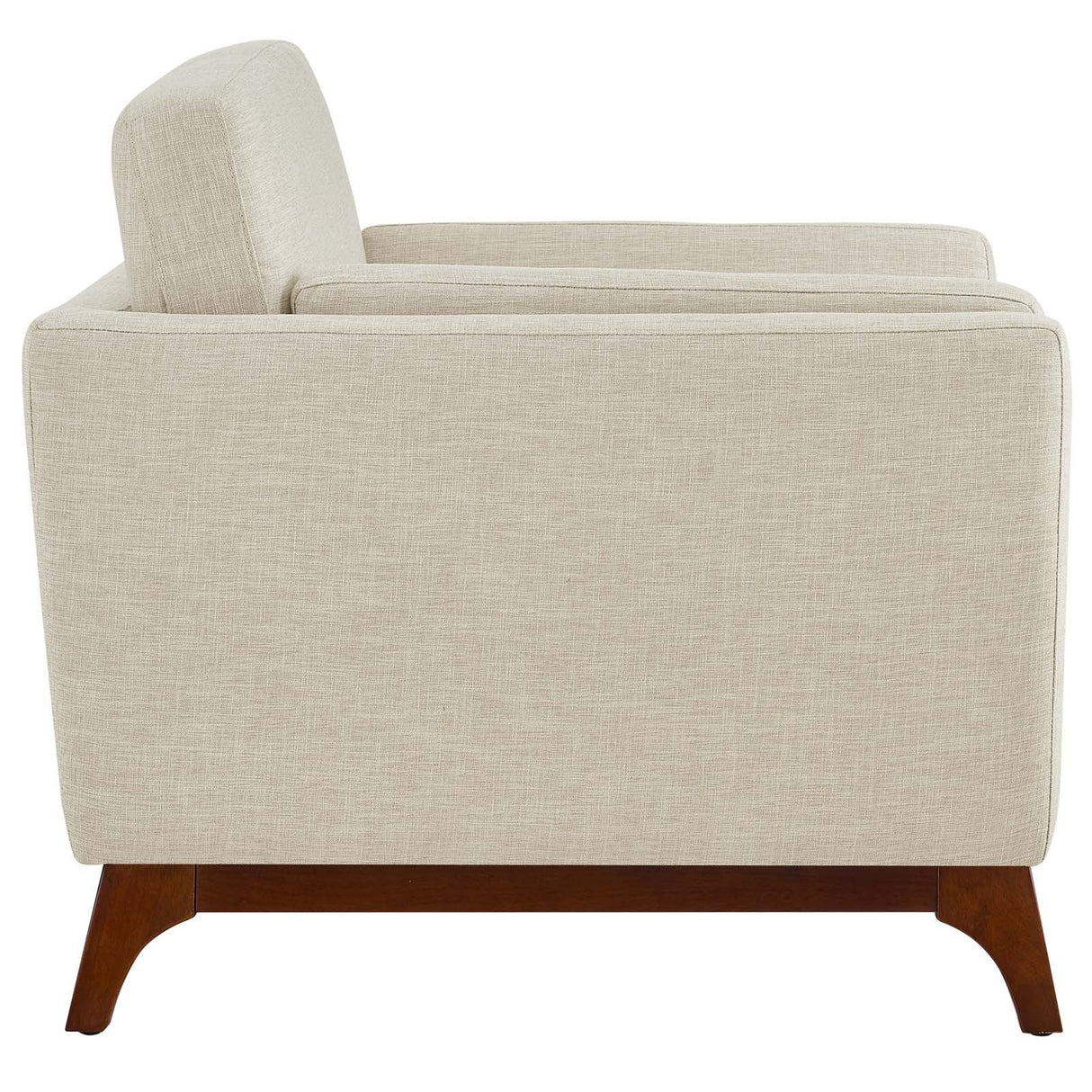 35 Inch Upholstered Fabric Armchair