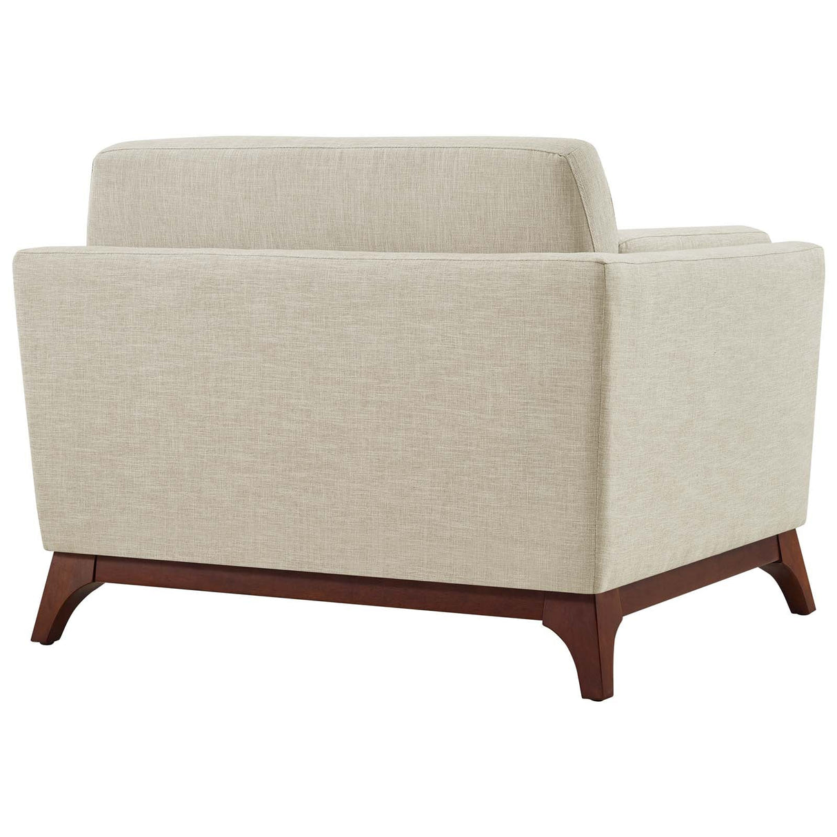 35 Inch Upholstered Fabric Armchair