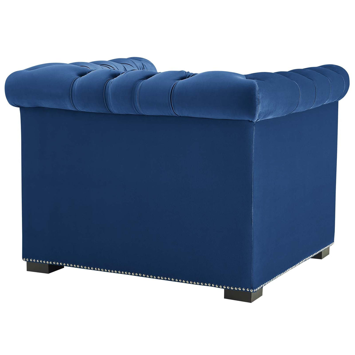 40 Inch Performance Velvet Button Tufted Chesterfield Armchair