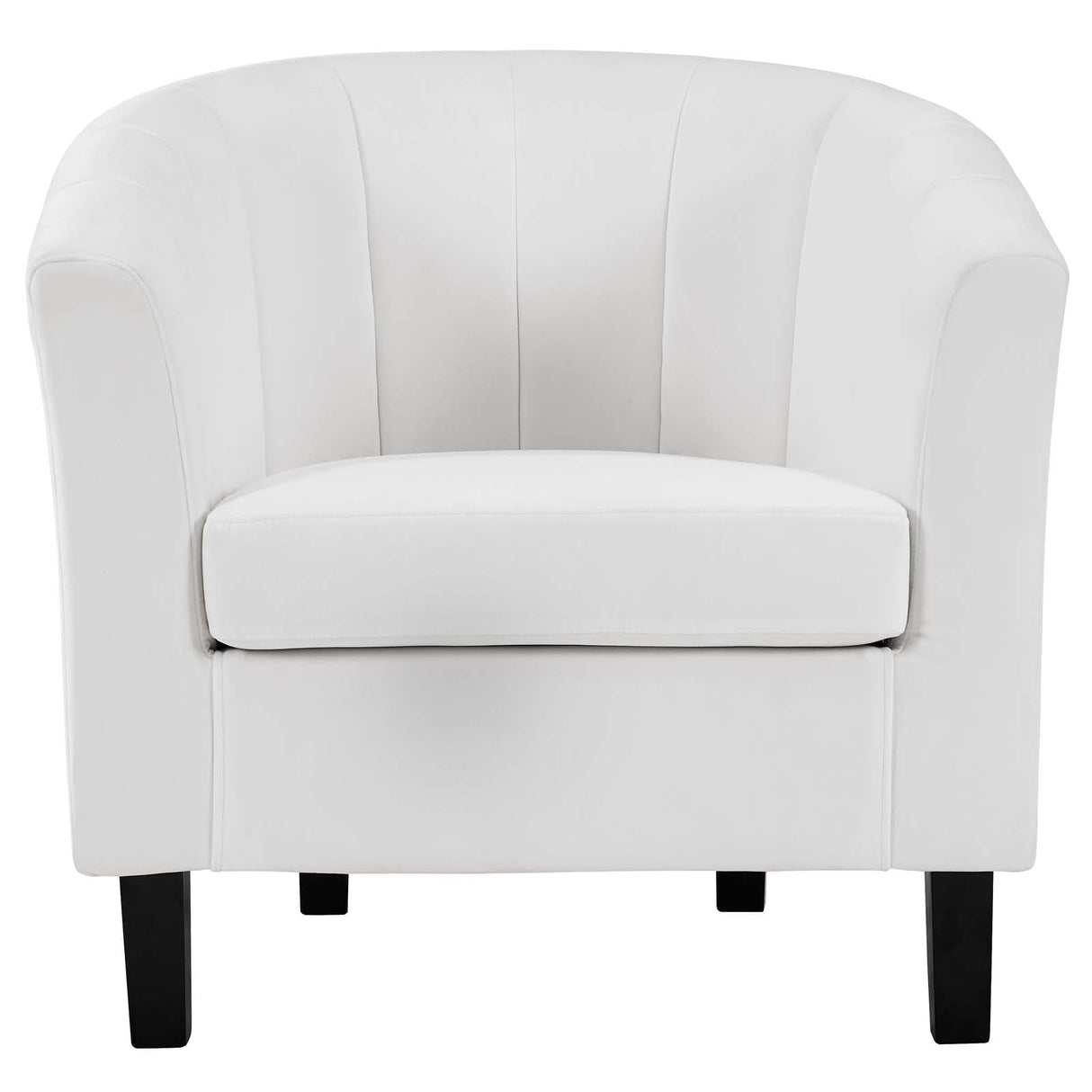 28 Inch Channel Tufted Performance Velvet Barrel Armchair