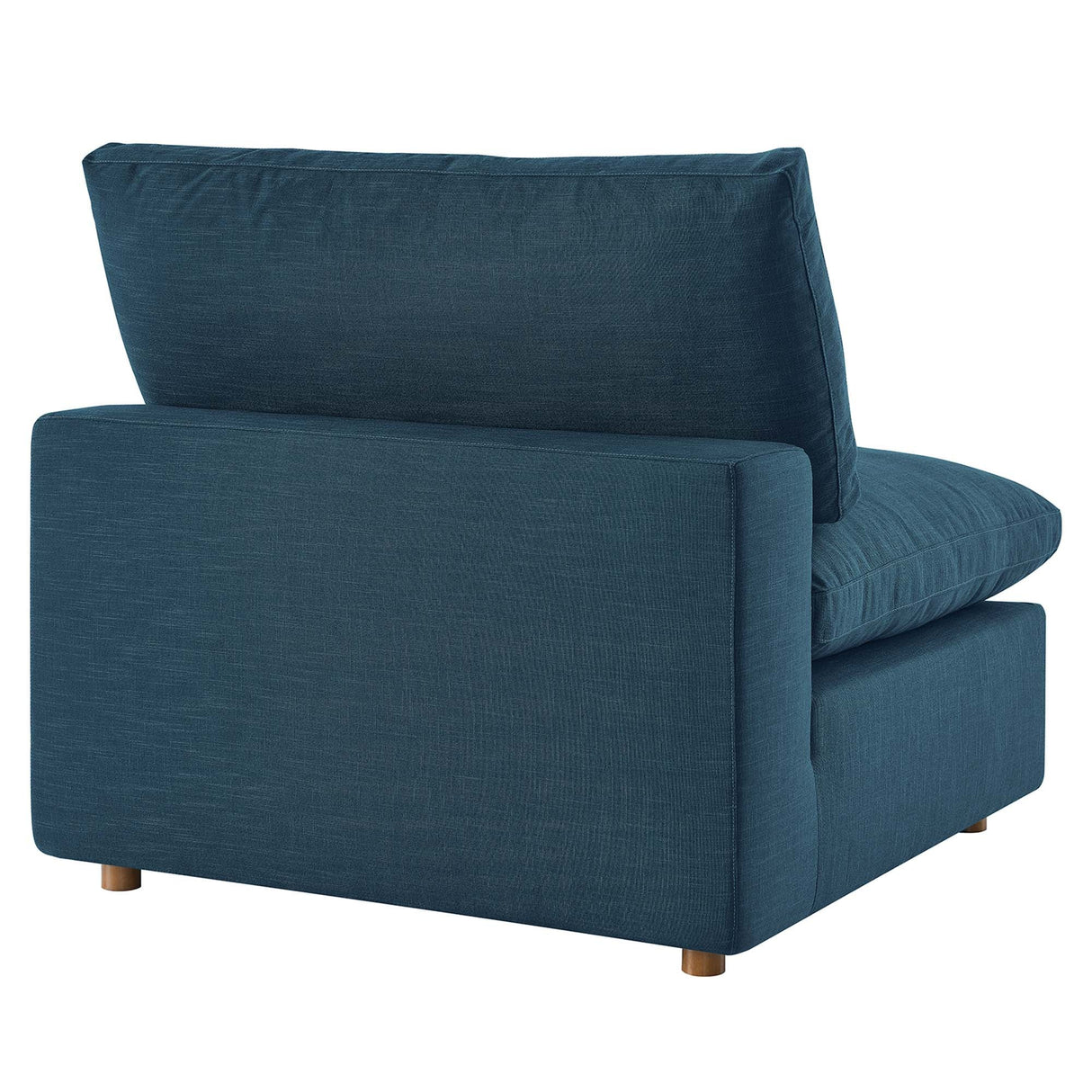Down Filled Overstuffed Armless Chair – 39 Inch