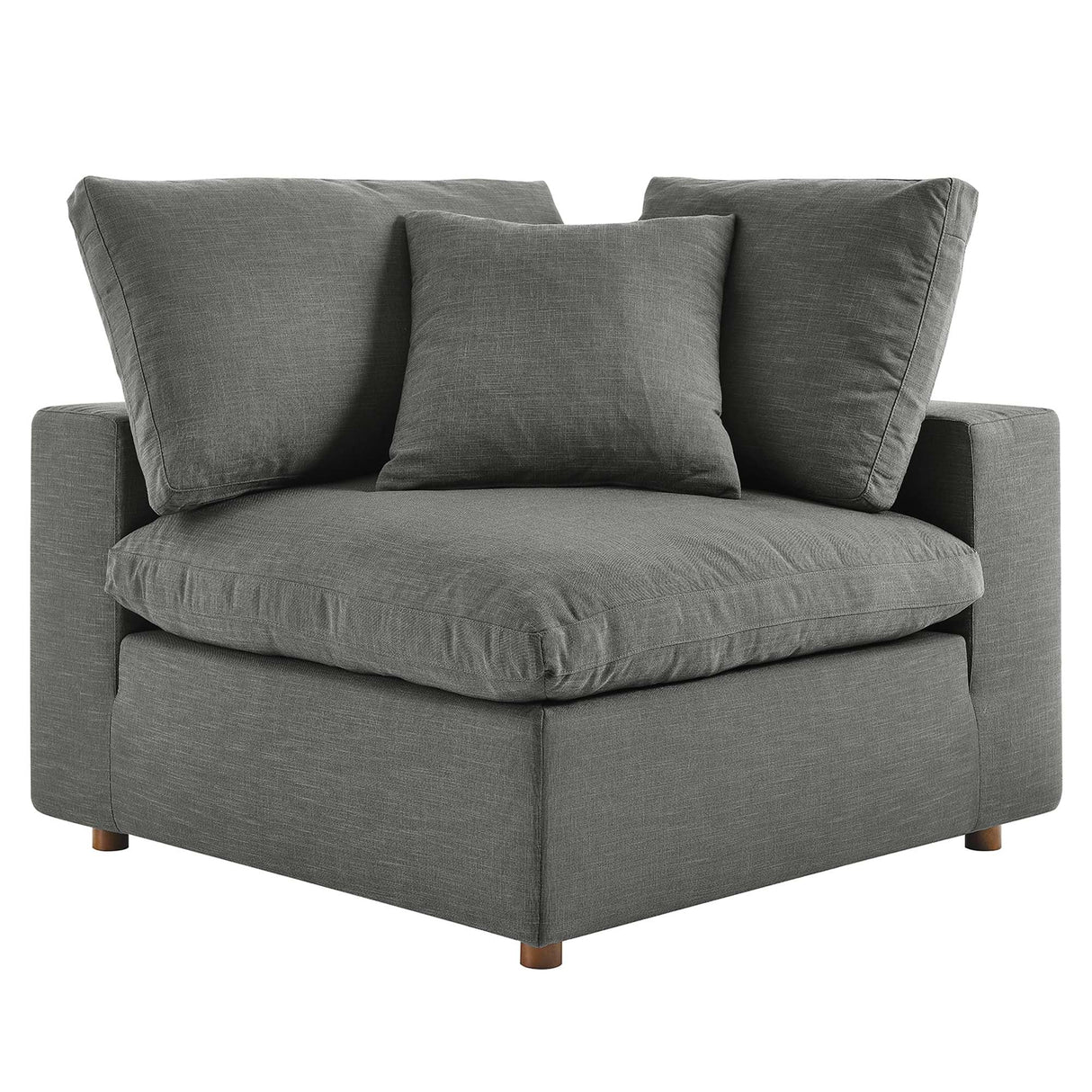 Down Filled Overstuffed Corner Chair – 40 Inch