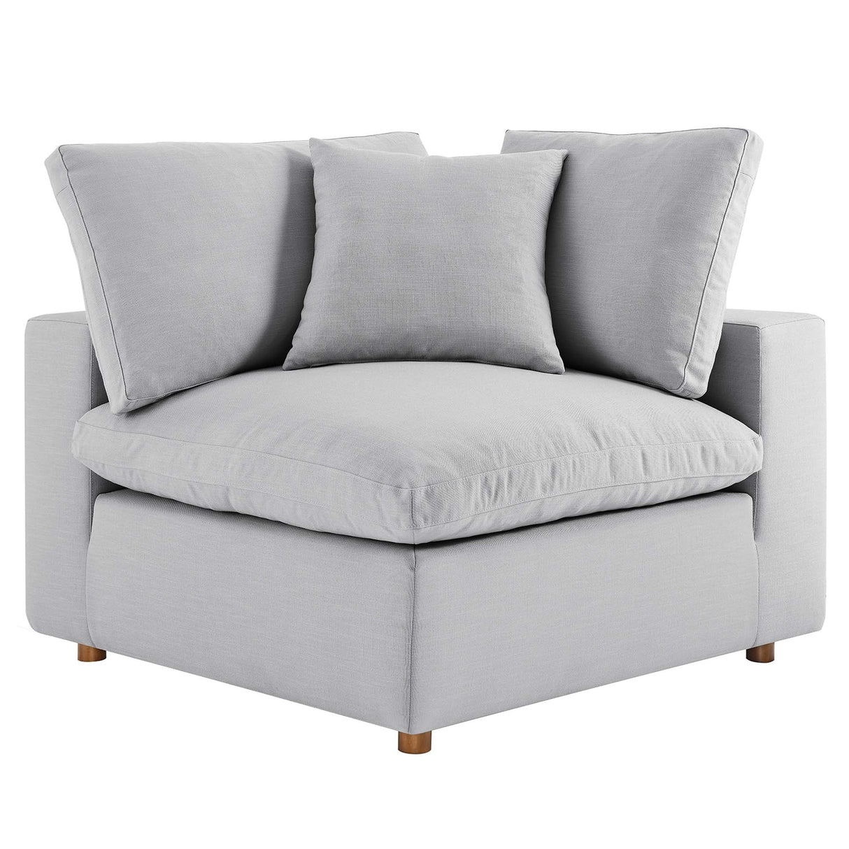 Down Filled Overstuffed Corner Chair – 40 Inch