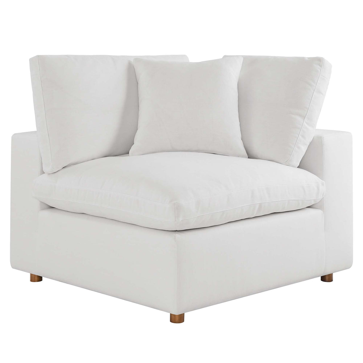 Down Filled Overstuffed Corner Chair – 40 Inch