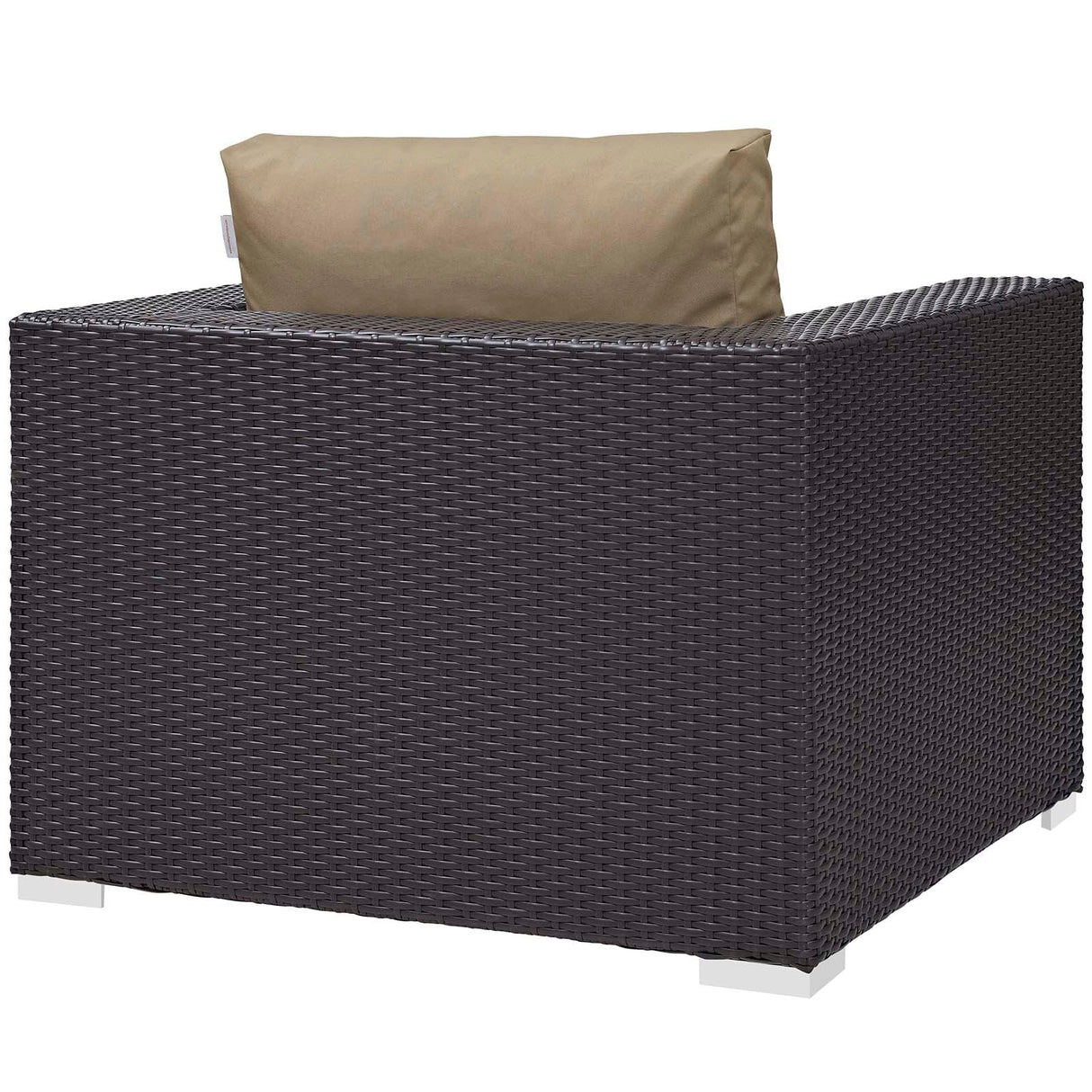 5-Piece Wicker Outdoor Patio Set with Fire Pit and Cushioned Seating Ensemble