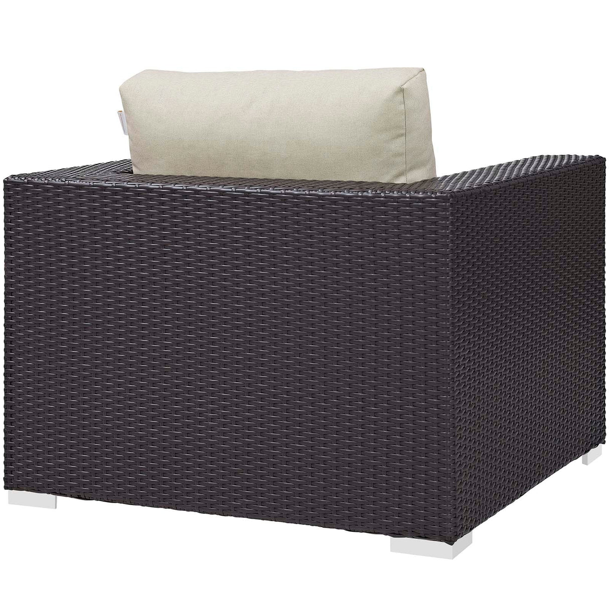 3-Piece Espresso Wicker Outdoor Patio Set with Fire Pit, All-Weather Wicker