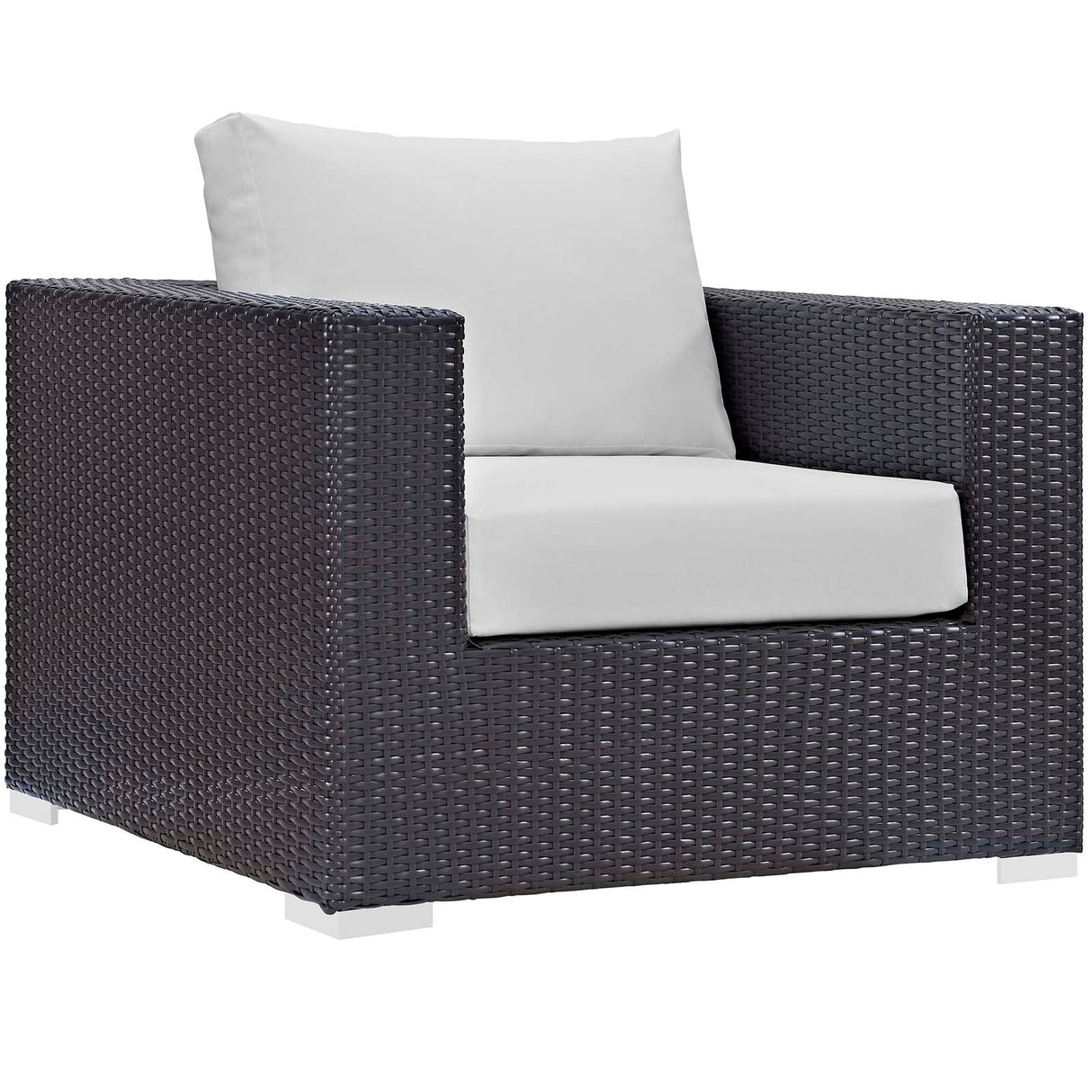 3-Piece Espresso Wicker Outdoor Patio Set with Fire Pit, All-Weather Wicker