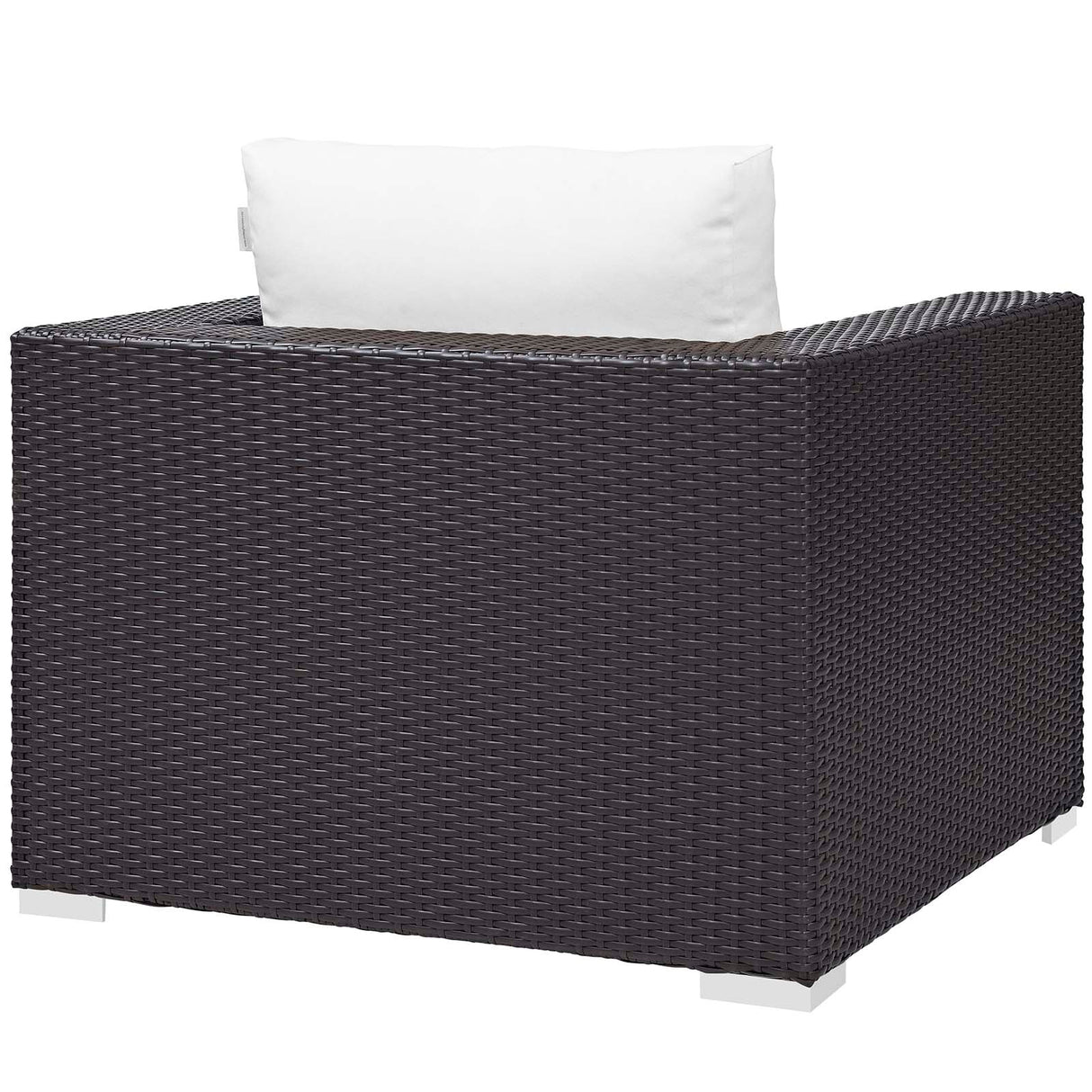 3-Piece Espresso Wicker Outdoor Patio Set with Fire Pit, All-Weather Wicker