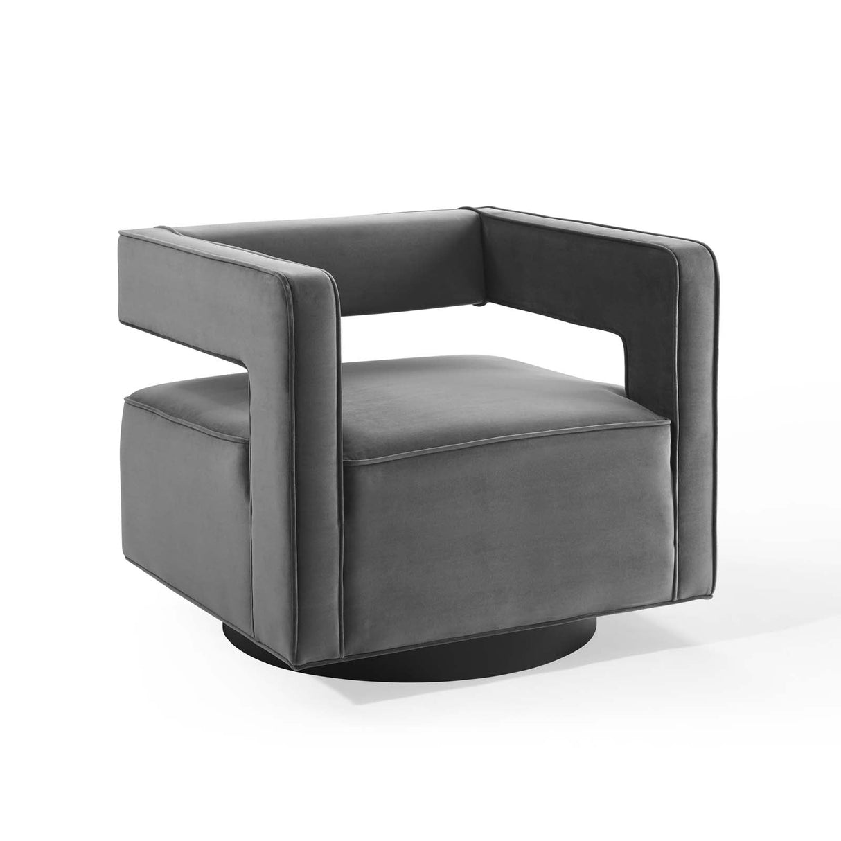 30 Inch Performance Velvet Swivel Armchair