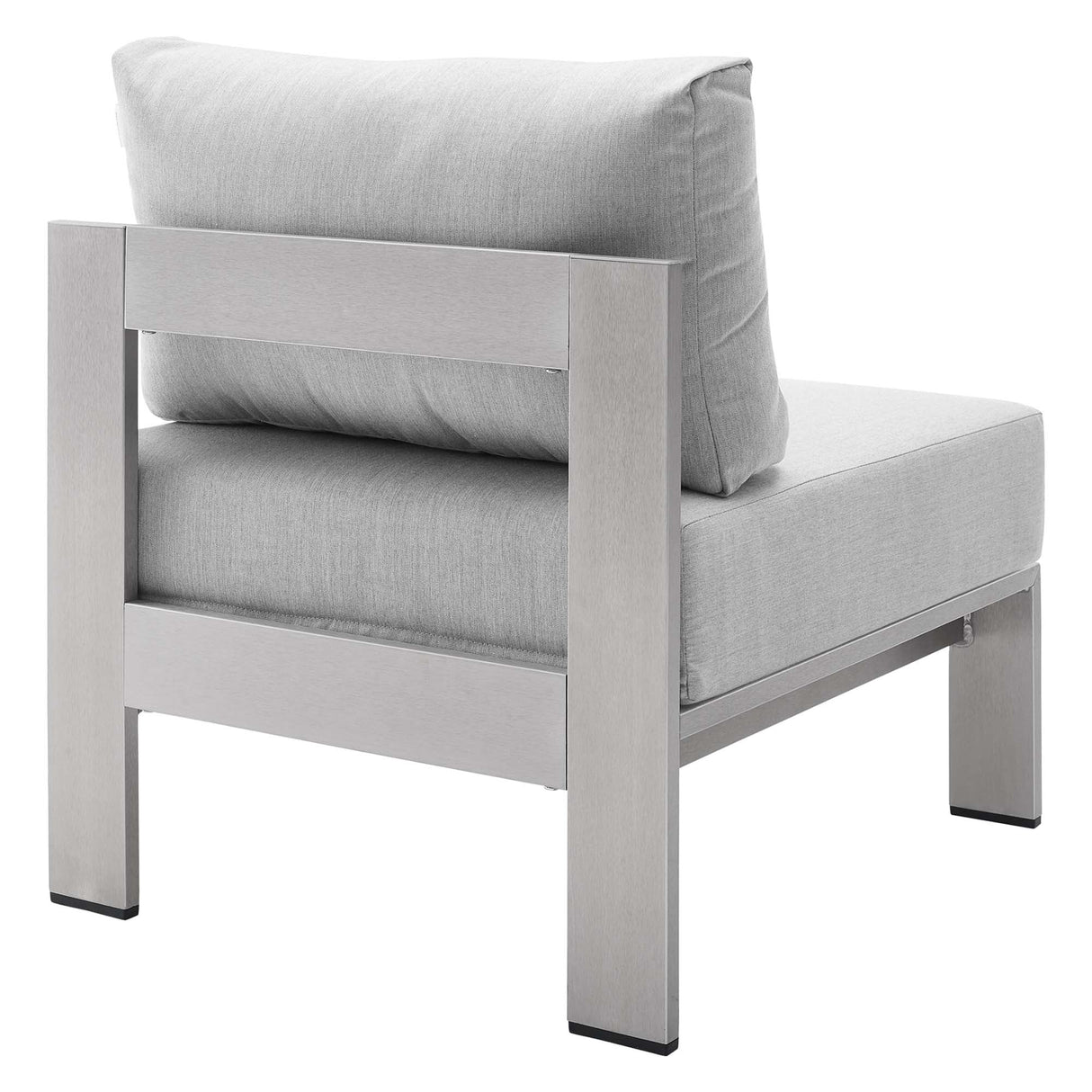 9-Piece Aluminum Outdoor Sectional Modular Sofa Set with Sunbrella Fabric