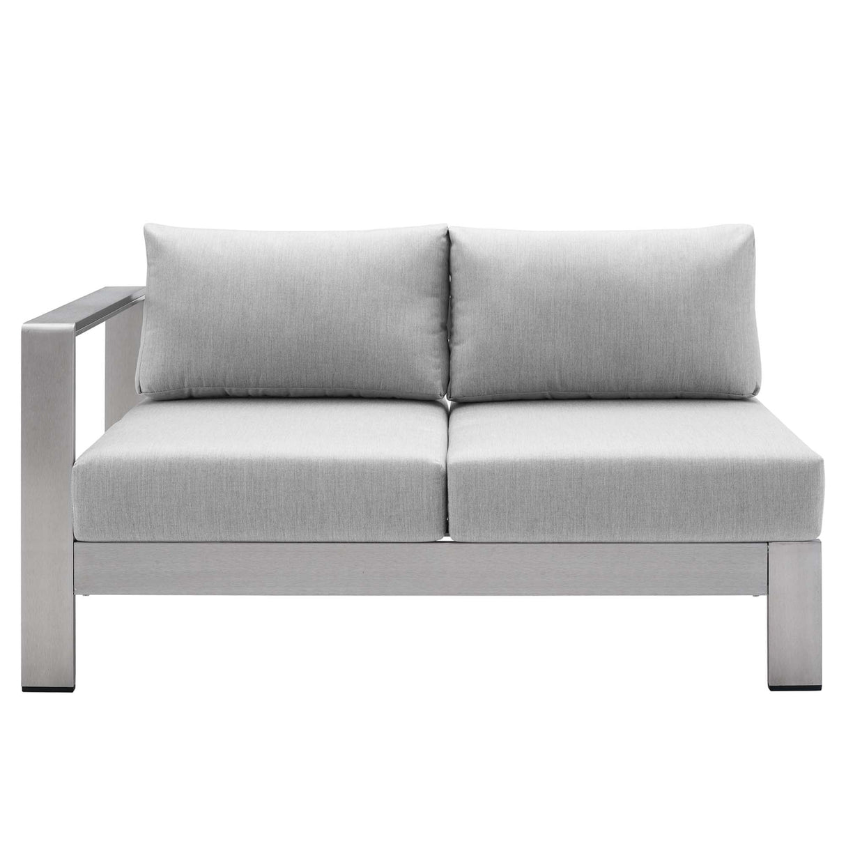 9-Piece Aluminum Outdoor Sectional Modular Sofa Set with Sunbrella Fabric