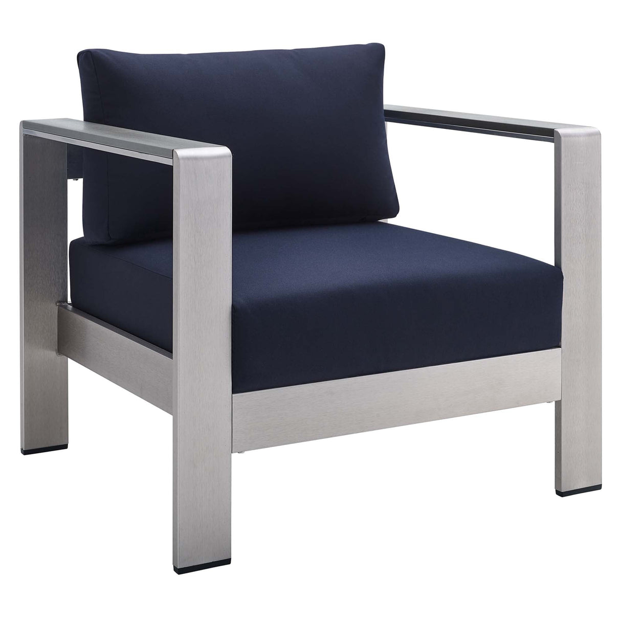 9-Piece Aluminum Outdoor Sectional Modular Sofa Set with Sunbrella Fabric