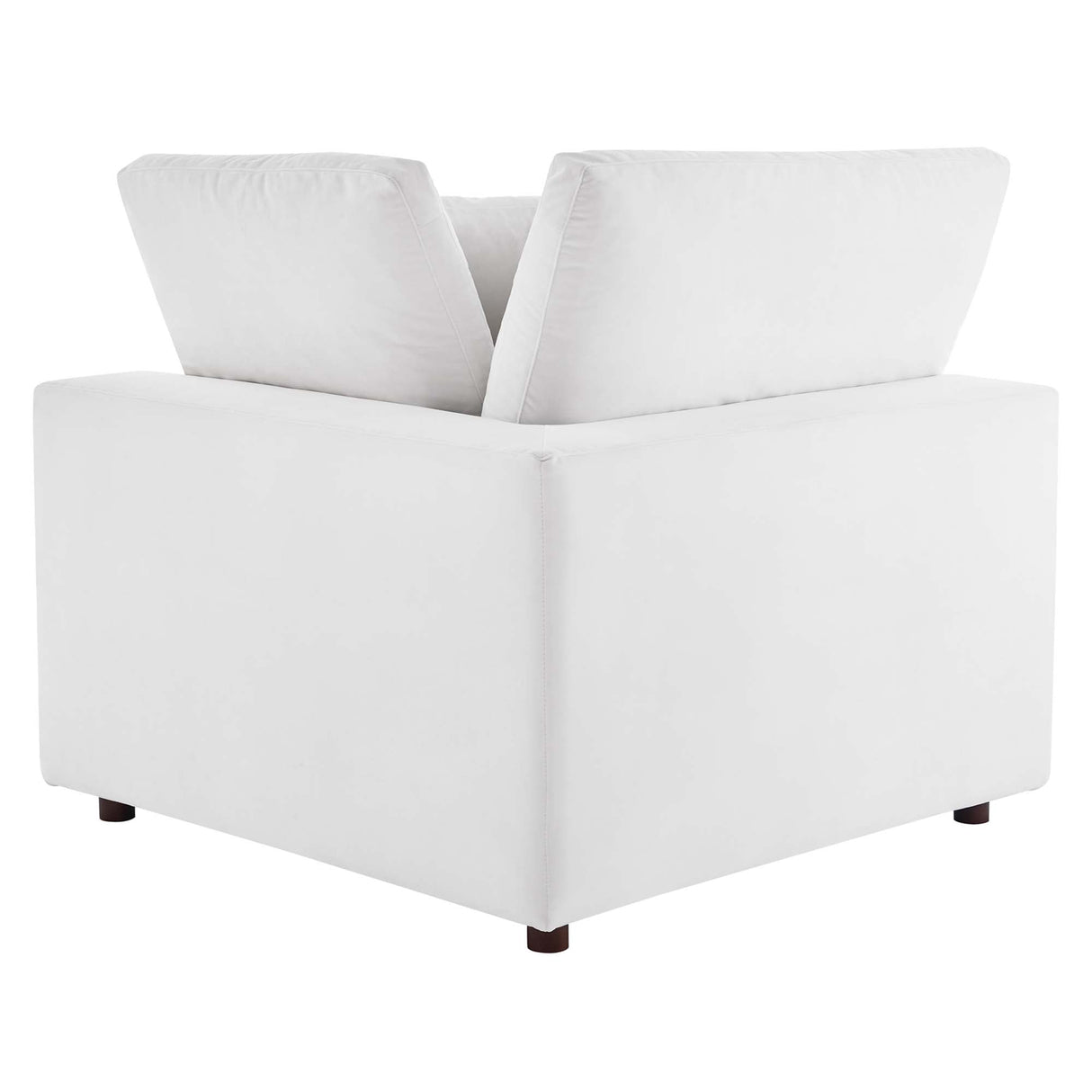 Down Filled Overstuffed Performance Velvet Corner Chair - 40 Inch