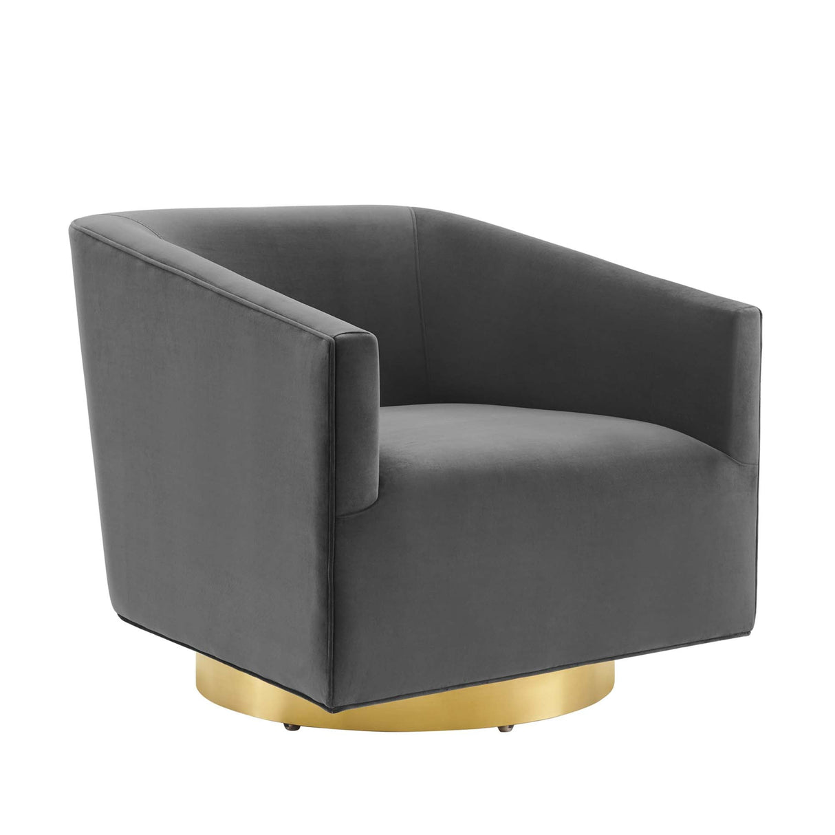 32 Inch Performance Velvet Swivel Lounge Chair