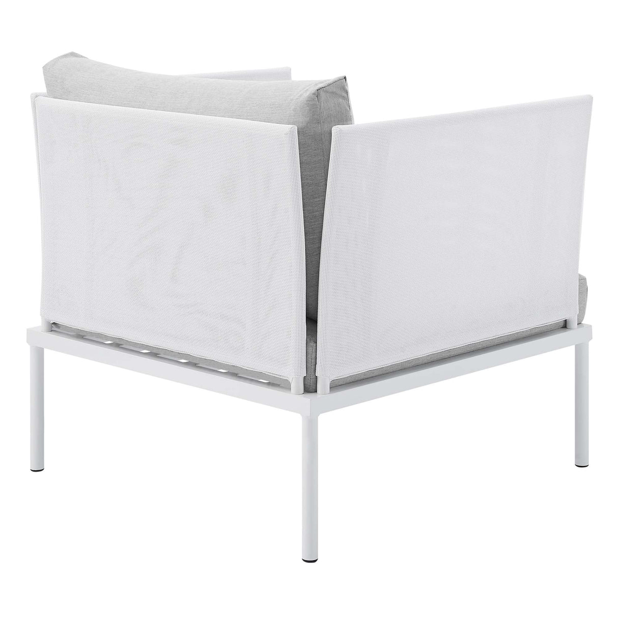 3-Piece Aluminum Outdoor Patio Seating Set with Sunbrella Cushions and Weatherproof Frame