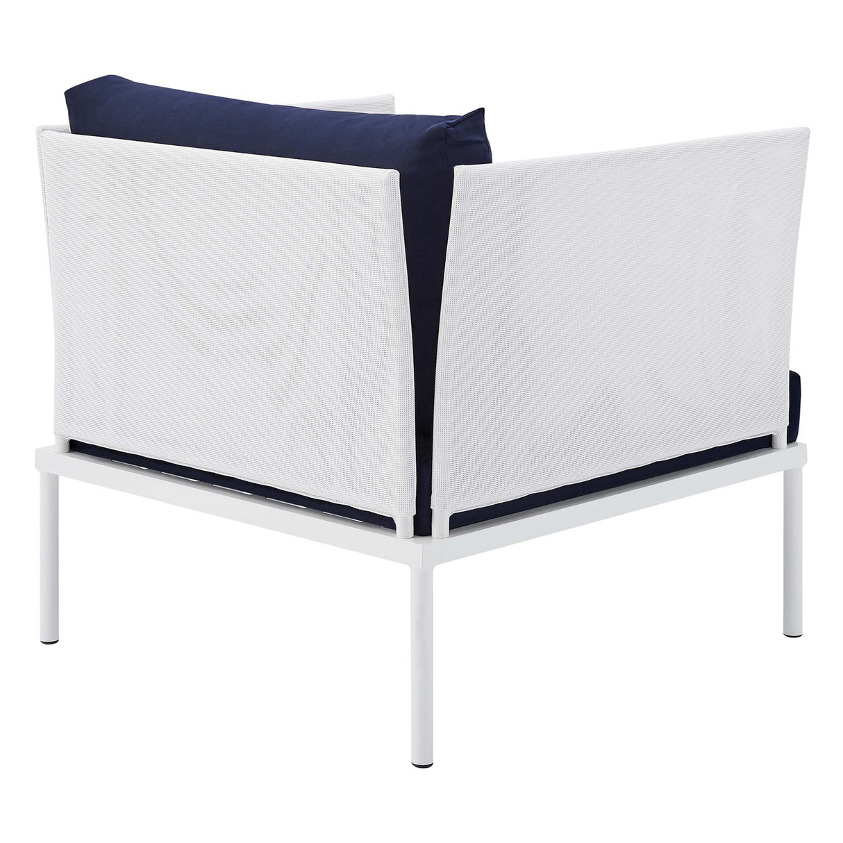 3-Piece Aluminum Outdoor Patio Seating Set with Sunbrella Cushions and Weatherproof Frame