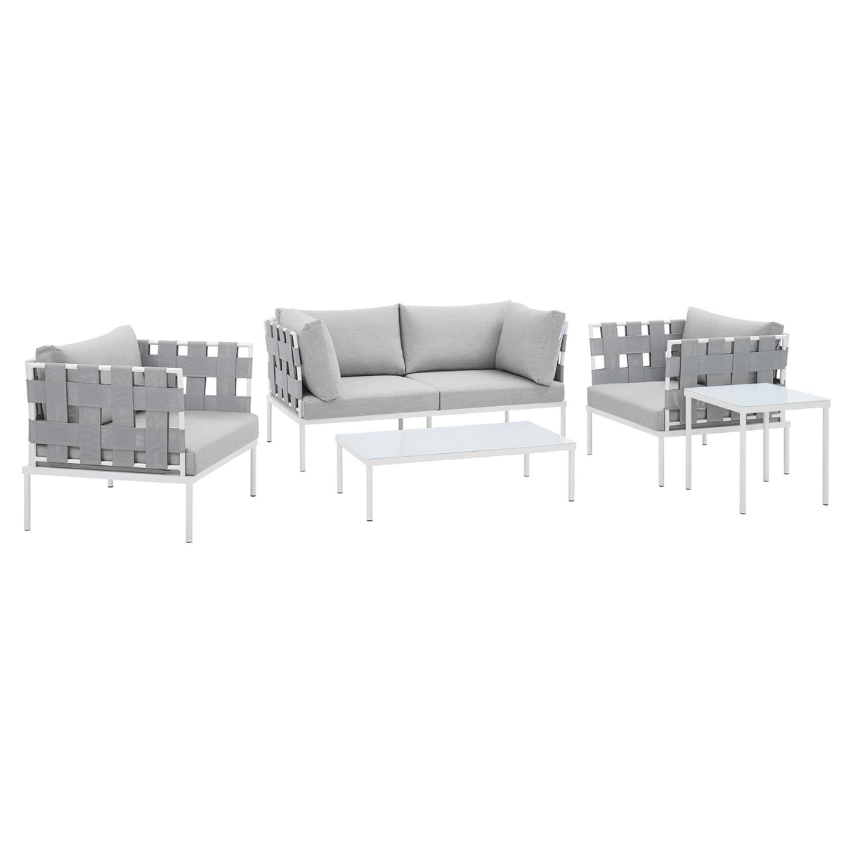 5-Piece Aluminum Patio Furniture Set with Sunbrella Cushions for Outdoor Living