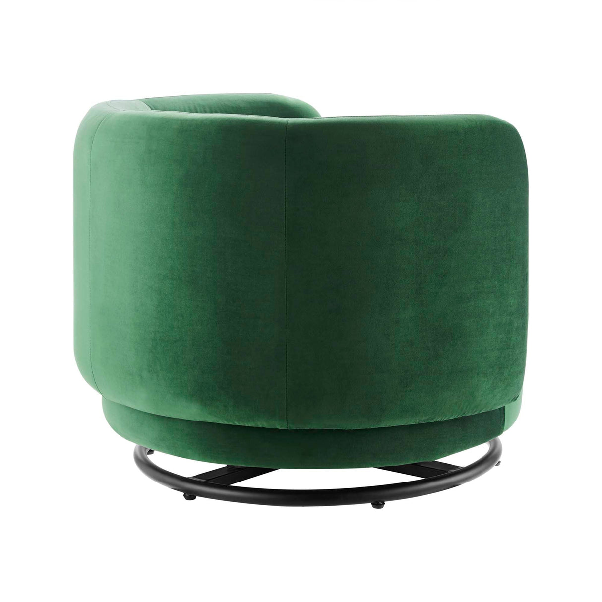 34 Inch Performance Velvet Swivel Chair